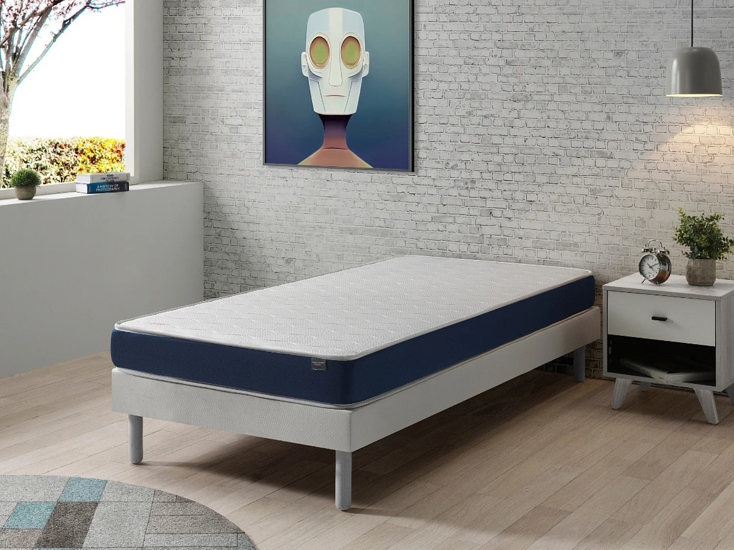 Matelas en mousse DORMISSIMO ORION CONFORT 160x190 Hauteur 14 cm