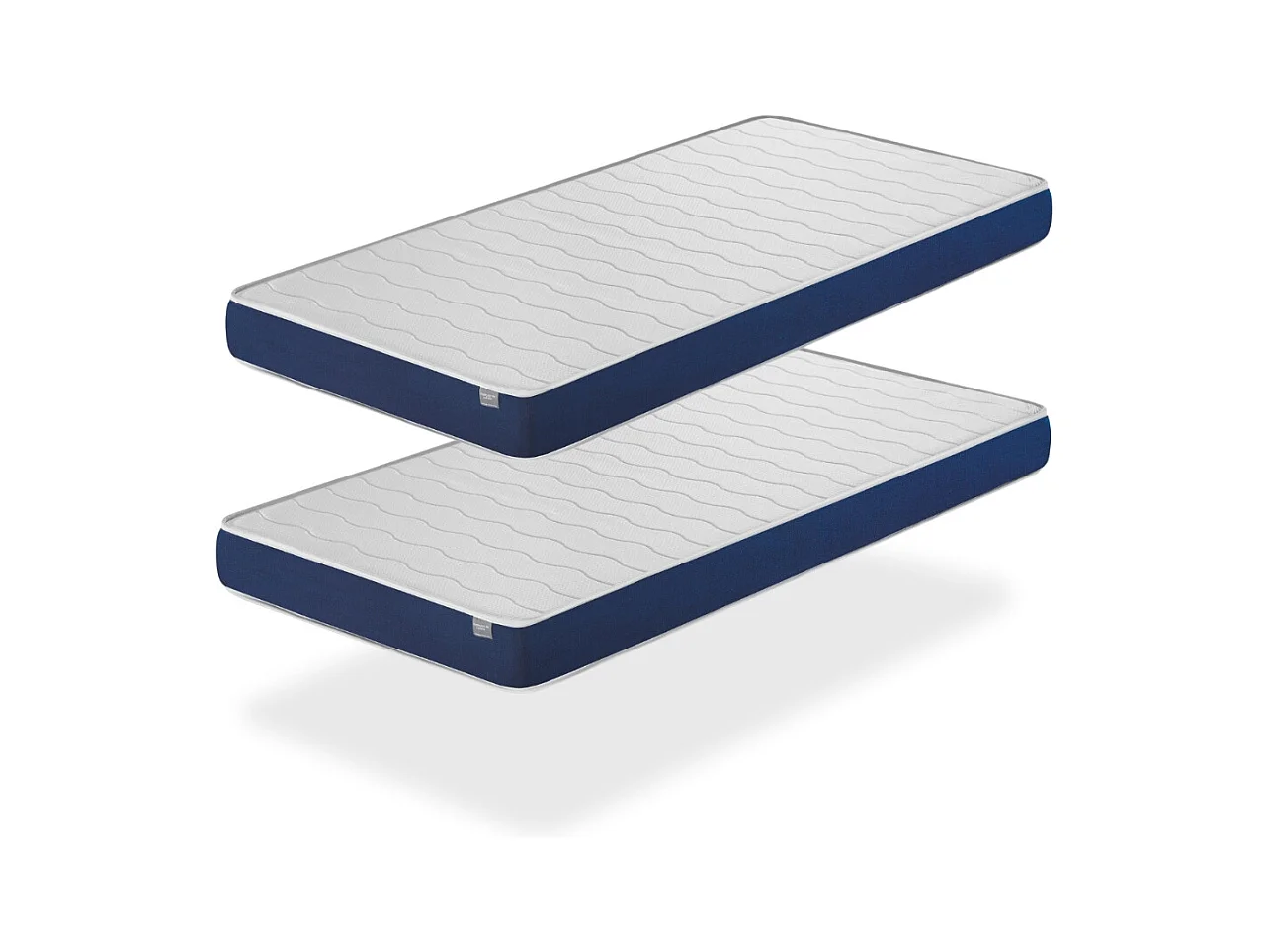 Matelas LOT 2 ORION CONFORT 90x190 Épaisseur 14 CM – Rembourrage super soft - Juvénil - idéal pour les lits gigognes