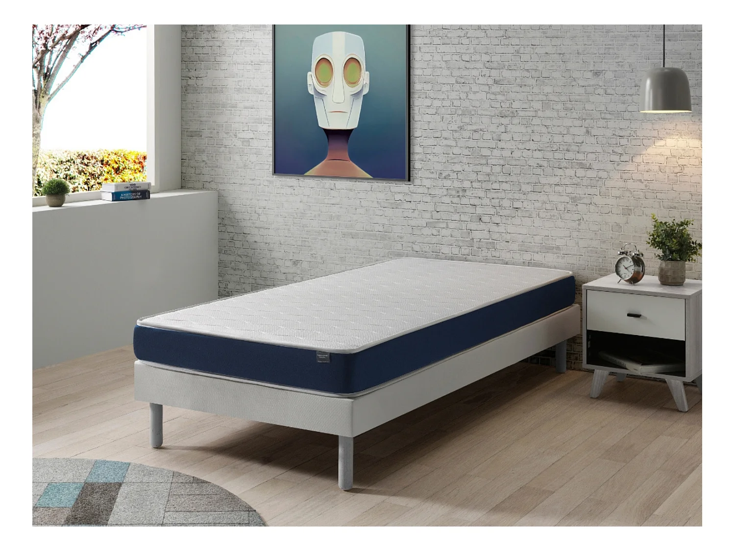 Matelas LOT 2 ORION CONFORT 80x160 Épaisseur 14 CM – Rembourrage super soft - Juvénil - idéal pour les lits gigognes