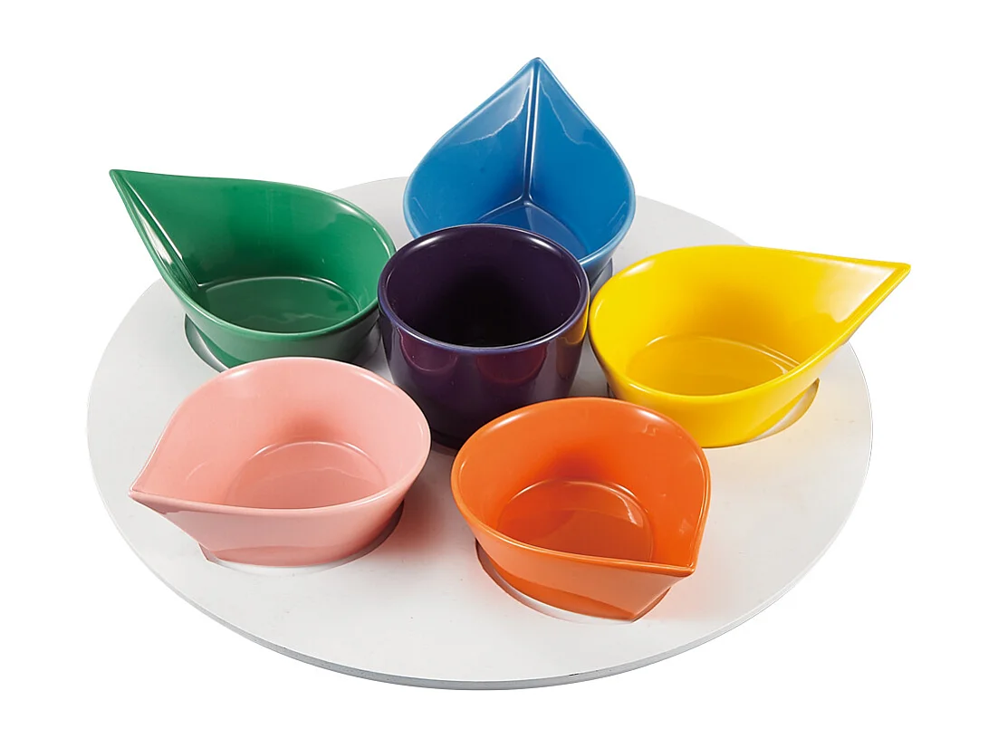 Service apéritif Aura 7 pièces 34 cm