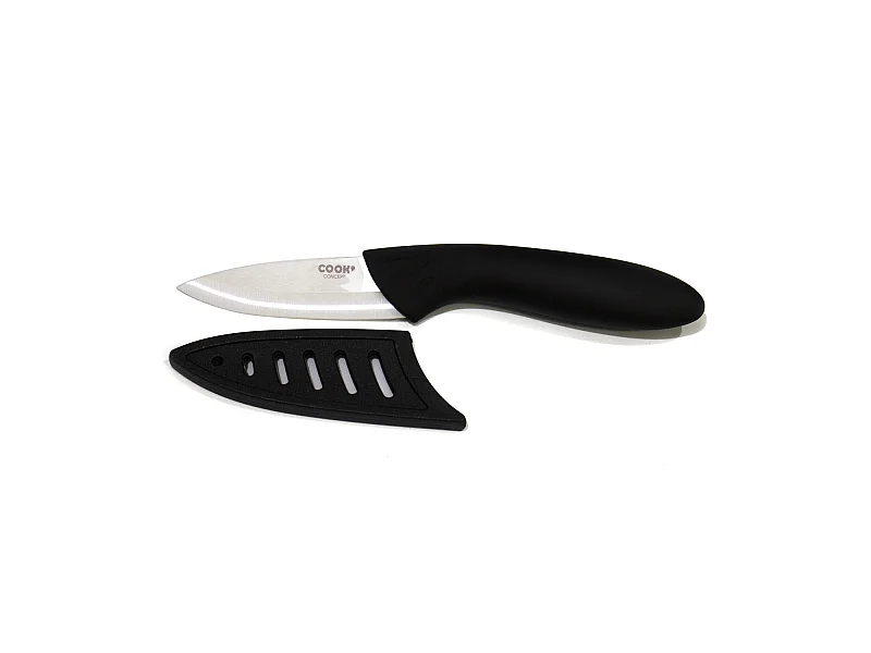Couteau en Céramique Avec Étui "Cook" 16cm Noir