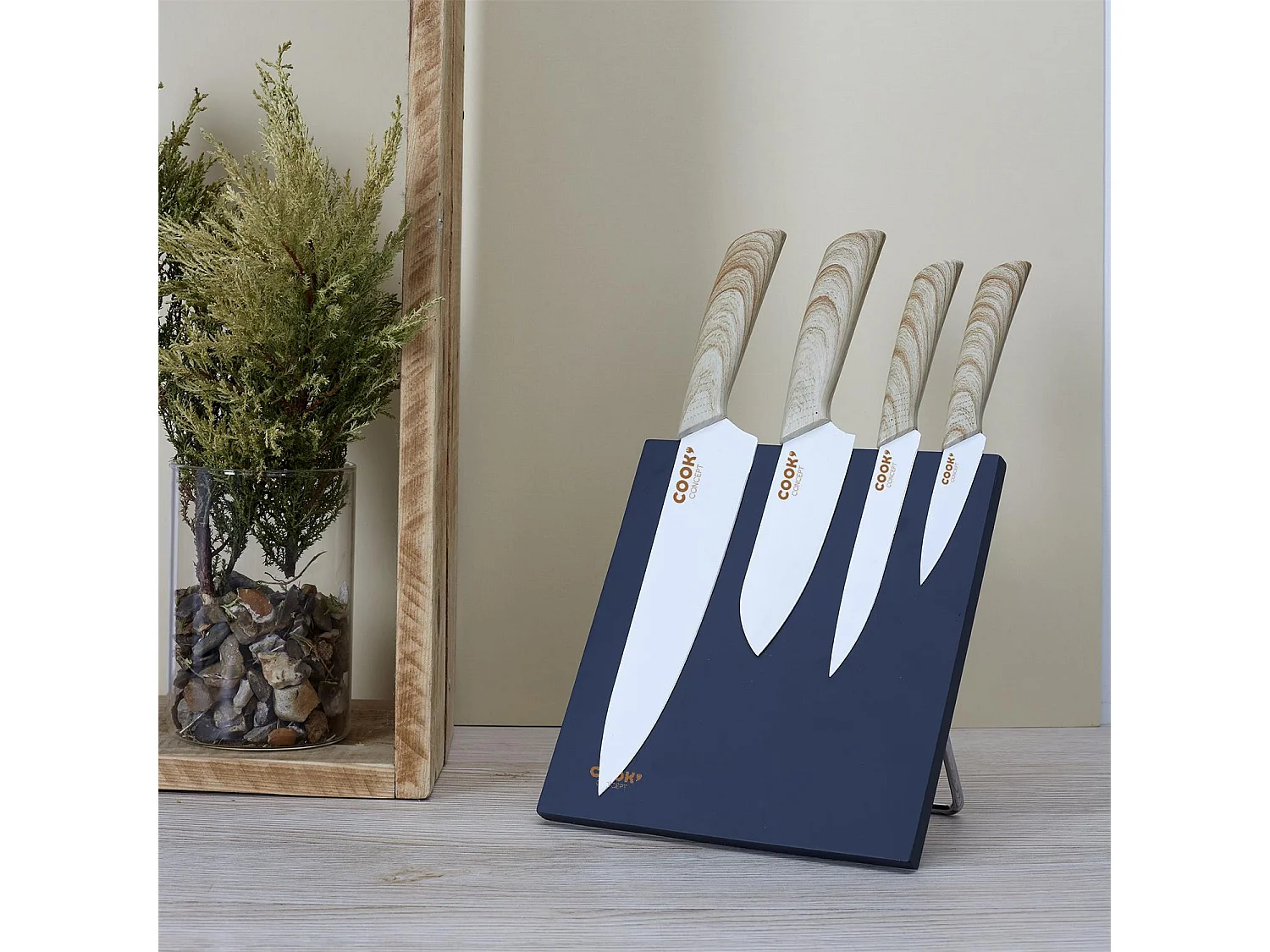 Couteau X4 Avec Support Aimante