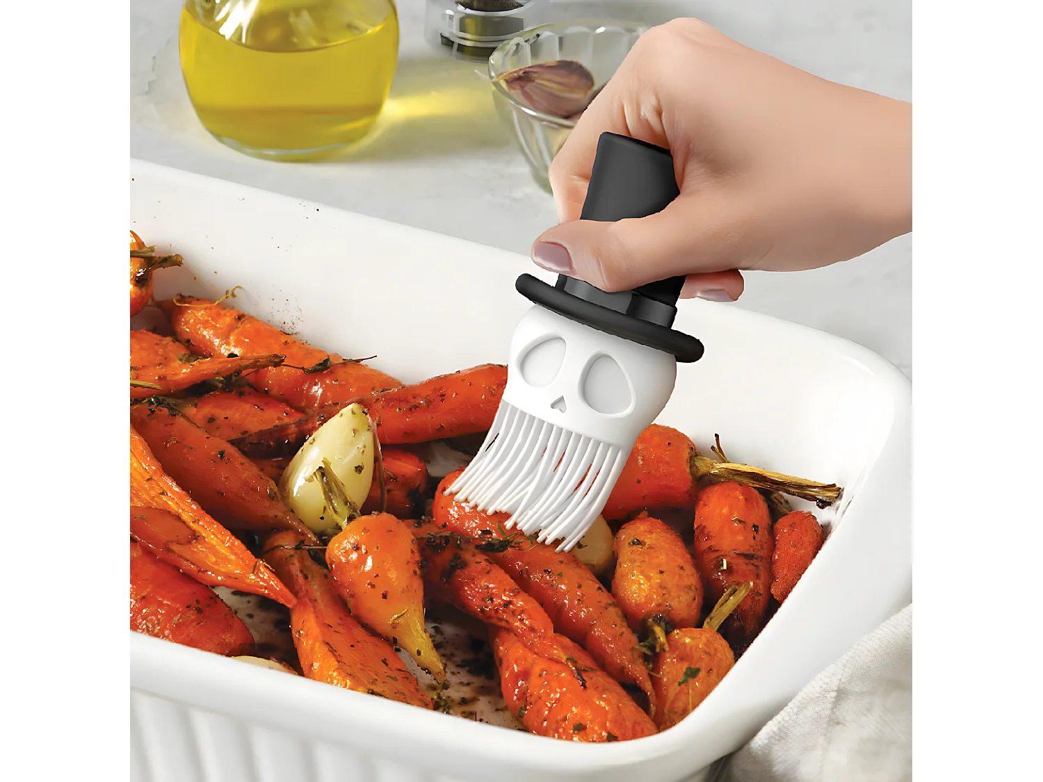 Pinceau de cuisine Skully Noir  PA Design