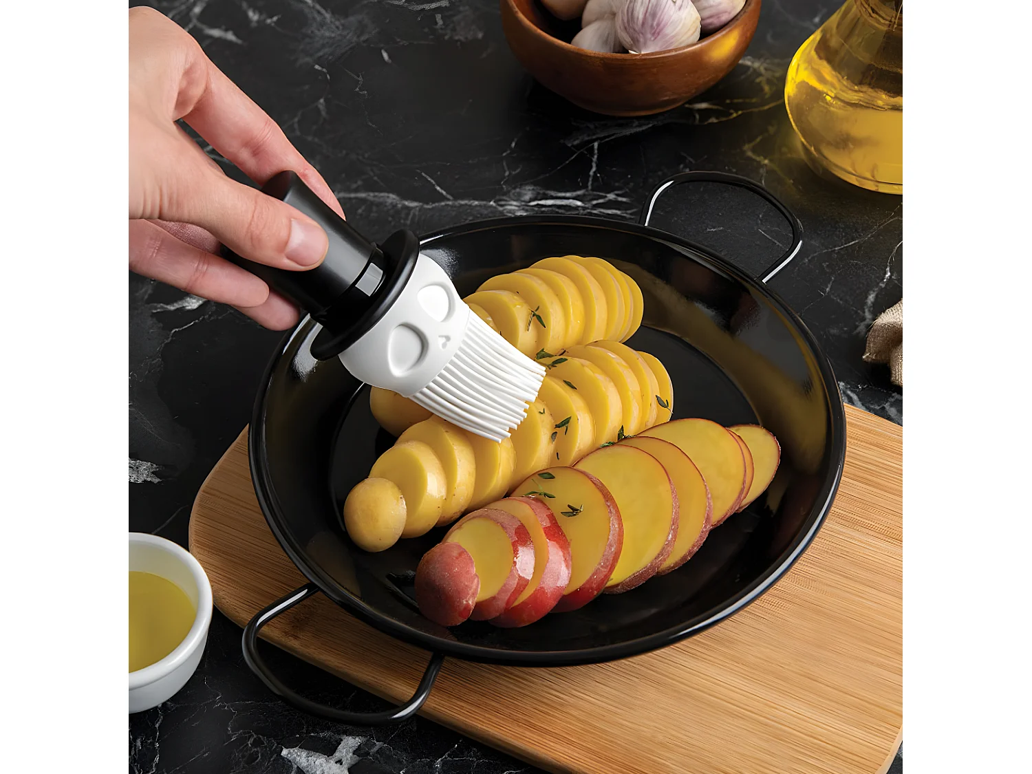 Pinceau de cuisine Skully Noir  PA Design