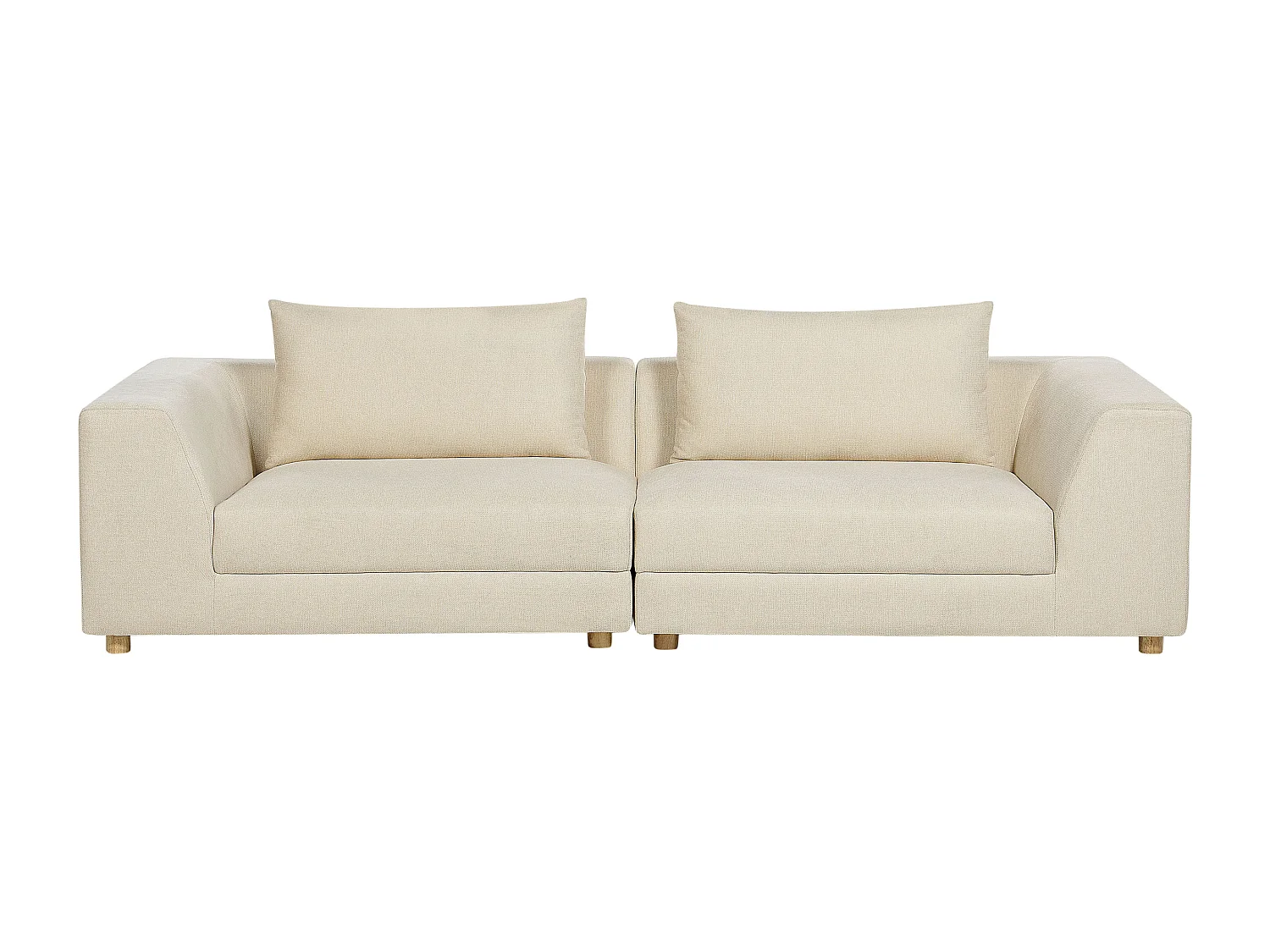 Canapé 3 places LERMON Tissu Beige