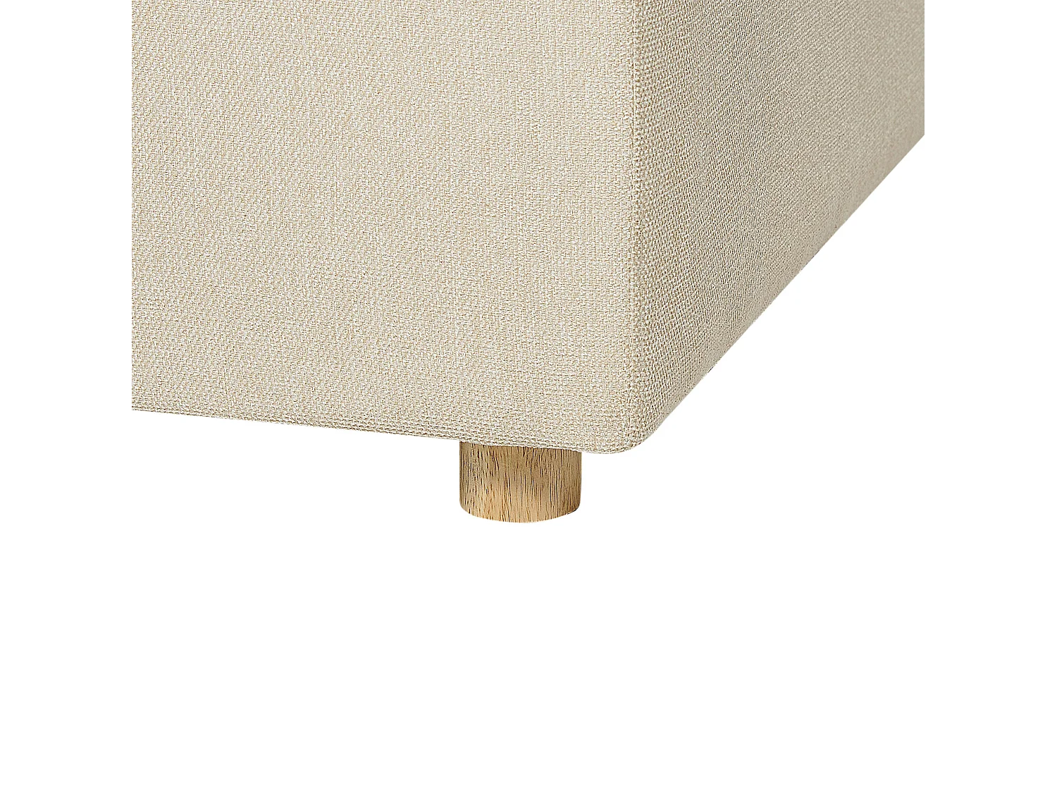 Bank LERMON Stof Beige 3-zitter