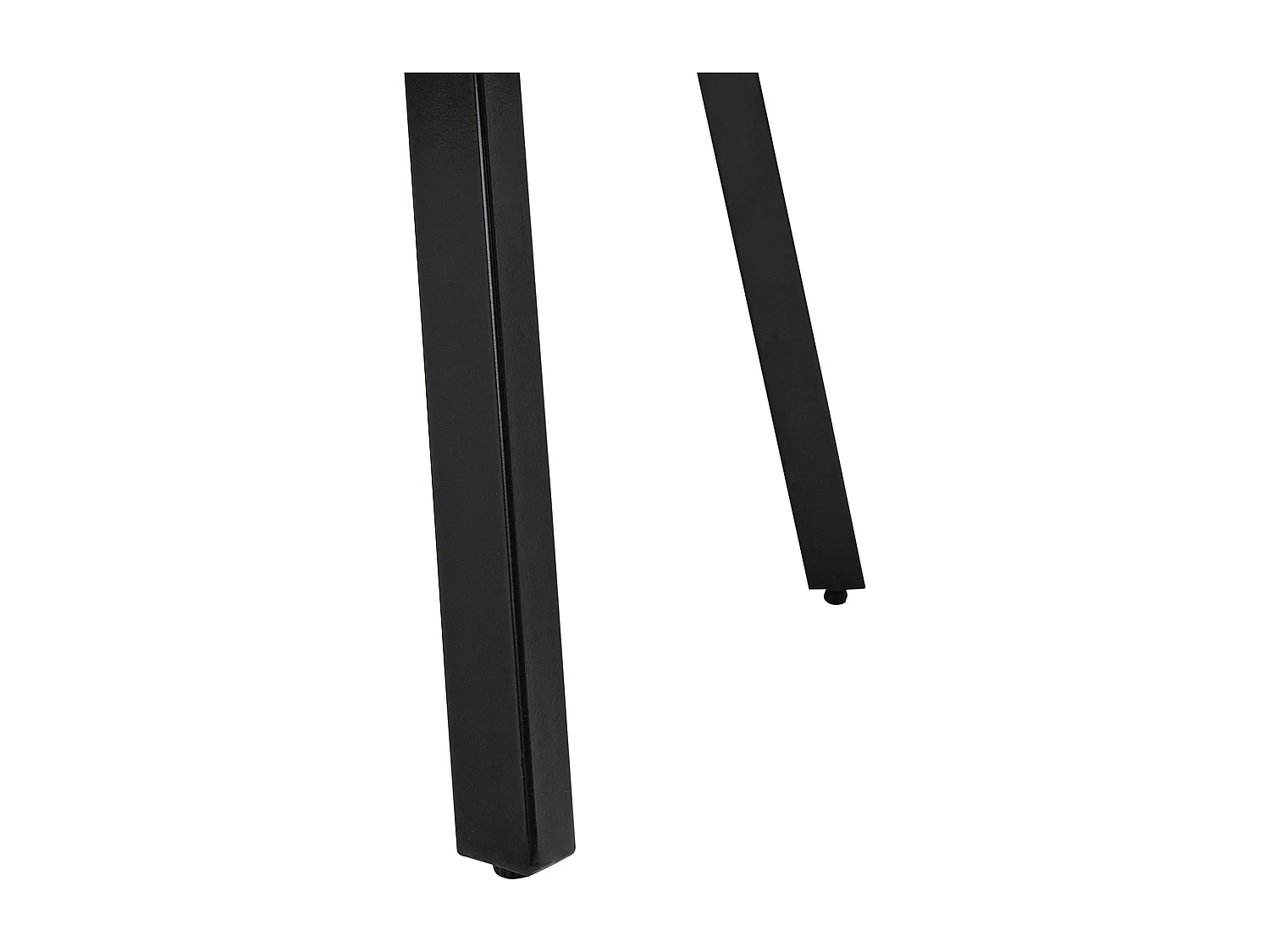 Table basse en bois clair avec pieds noirs WAKITA