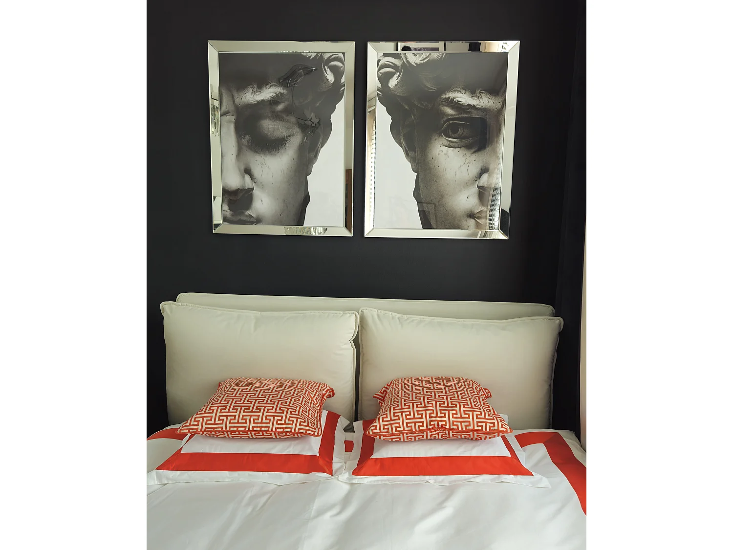 Cama con almacenaje Terciopelo BAJONNA 160 x 200 cm Blanco