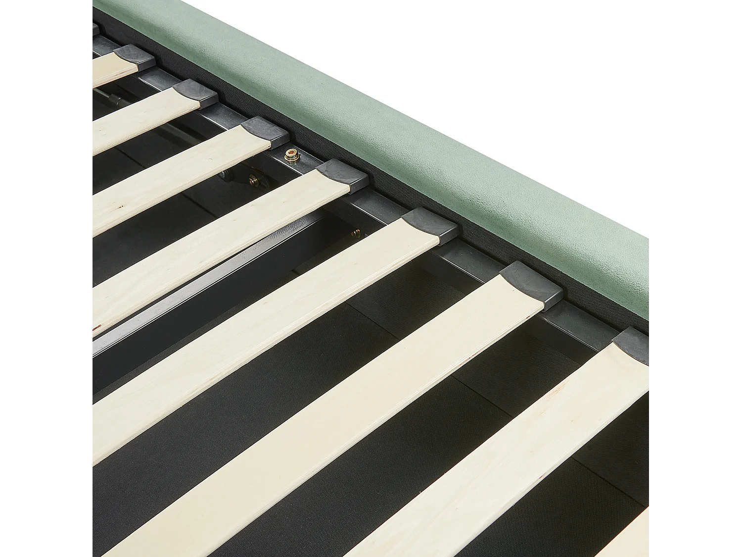 Bed met opbergruimte Fluweel BAJONNA 180 x 200 cm Mintgroen