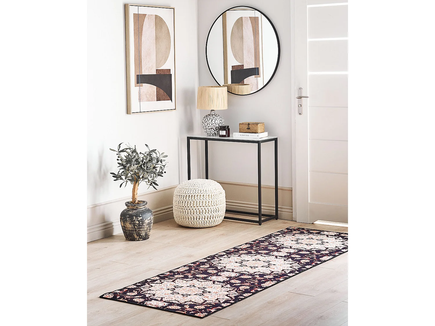 Tapis ARITAS Noir 80 x 240 cm