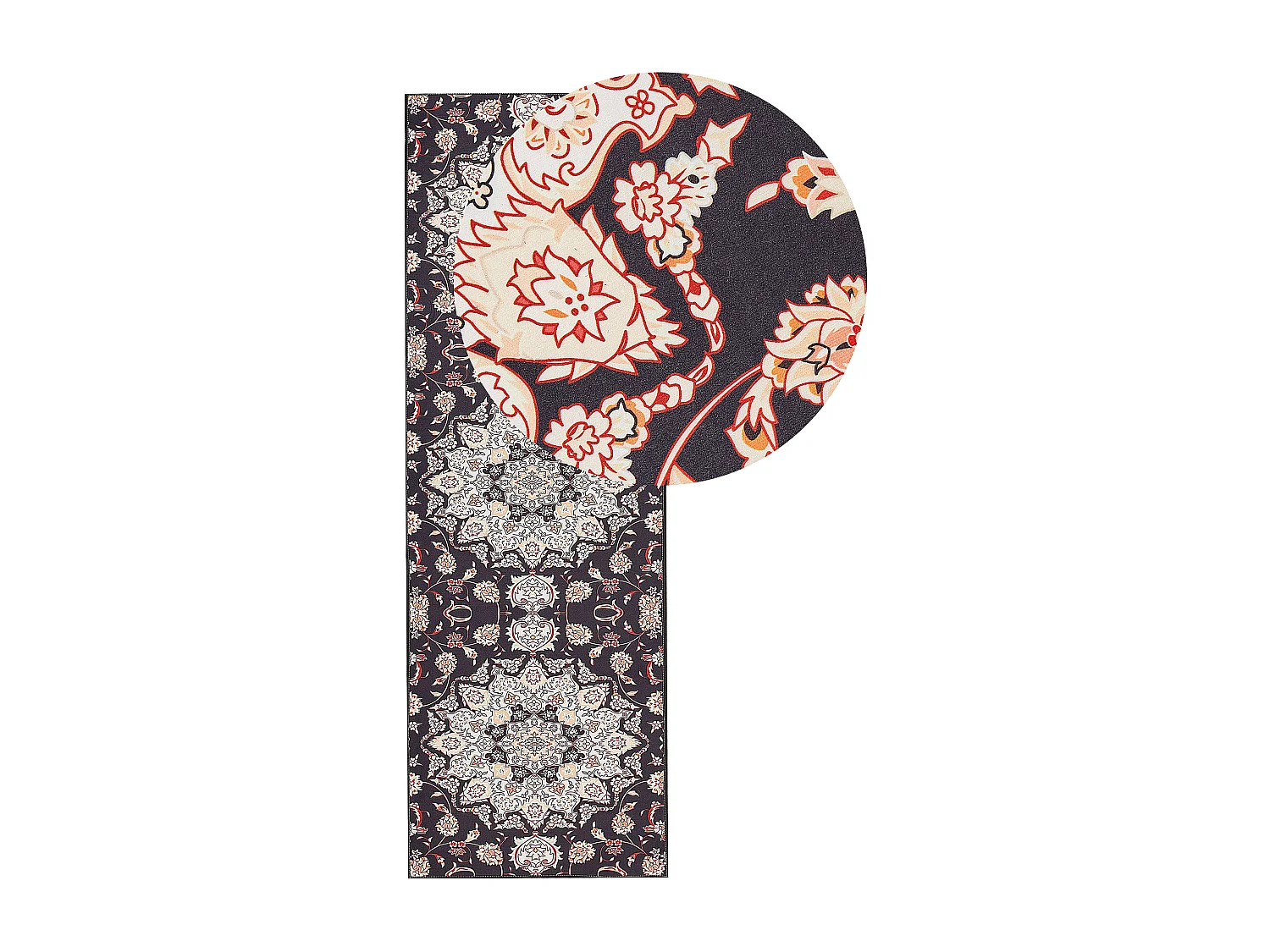 Tapis ARITAS Noir 80 x 240 cm