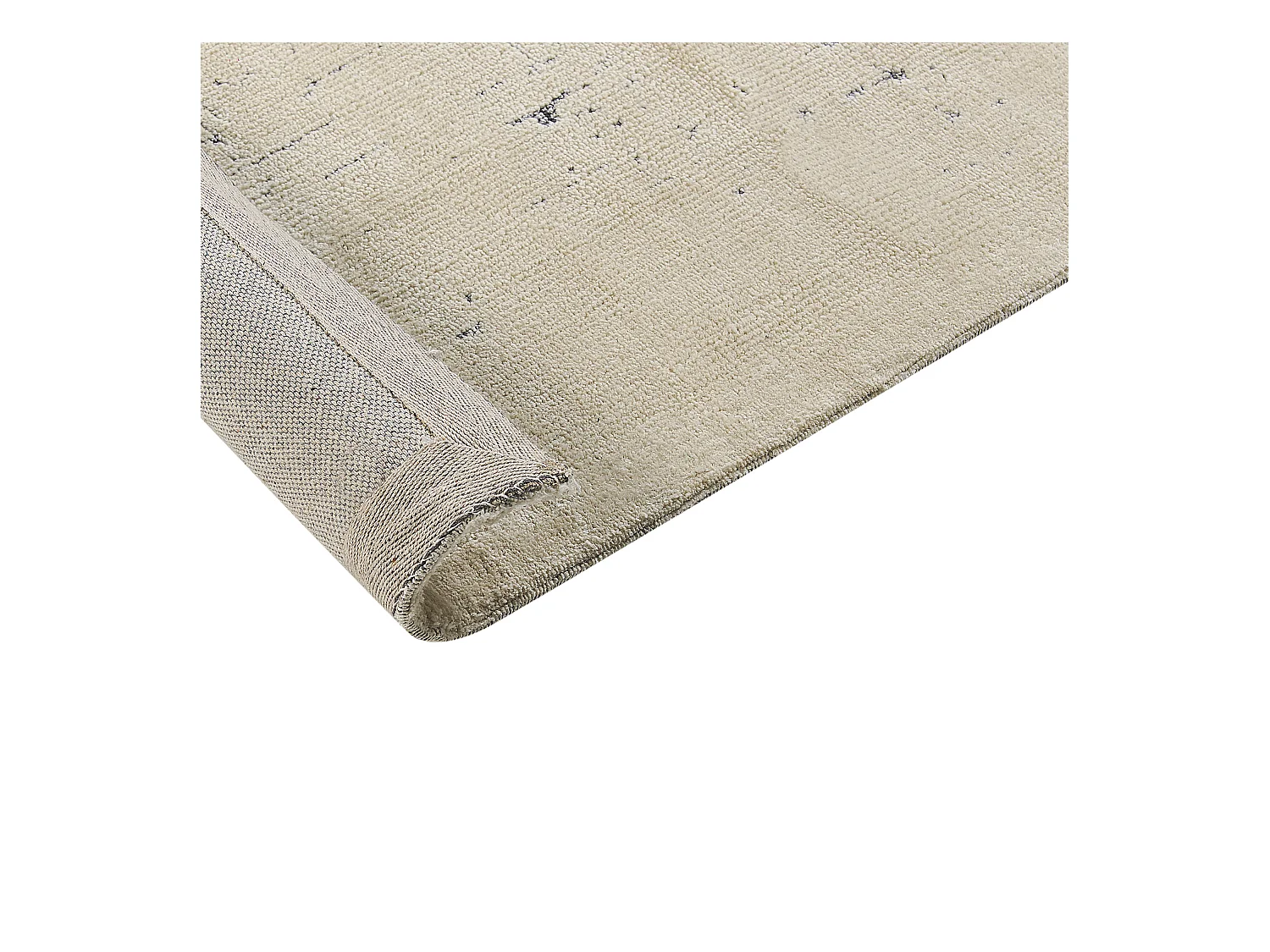 Teppich creme / grau 160 x 230 cm abstraktes Muster Kurzflor NAKUS