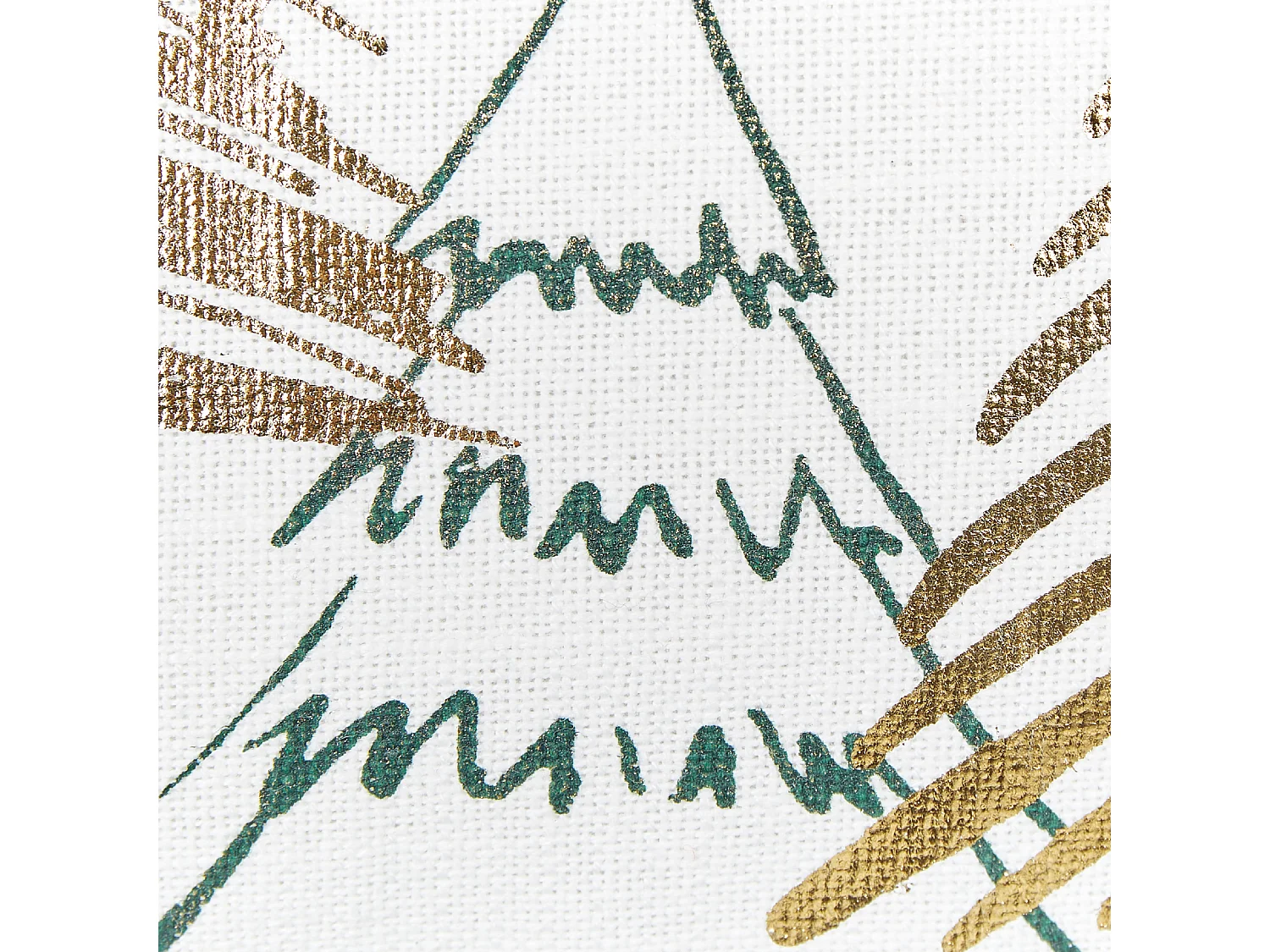 Dekokissen 2er Set ANREDERA Baumwolle 30 x 50 cm Weiss Weihnachtsmotiv