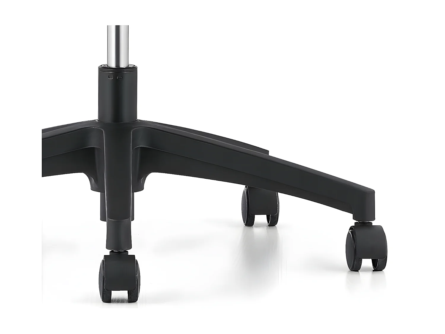 Chaise de bureau réglable en hauteur - tissu - noir et vert - CIAMO