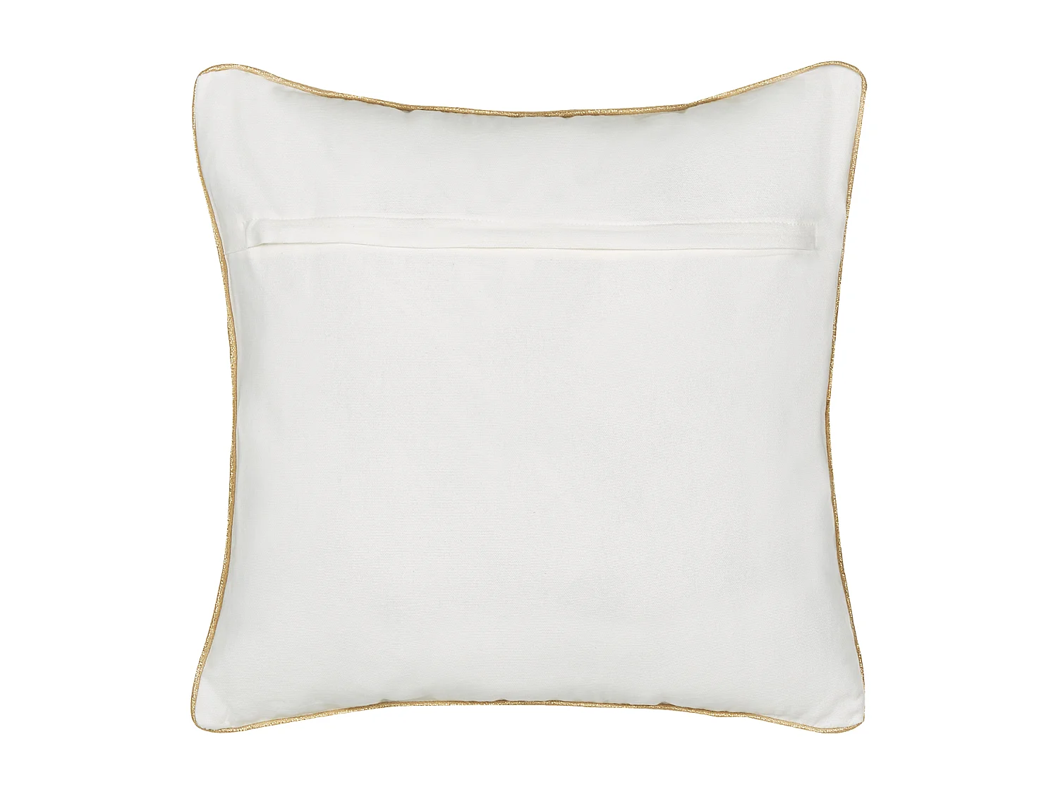 Coussin EPISCIA Coton 45 x 45 cm Blanc Motif de Noël