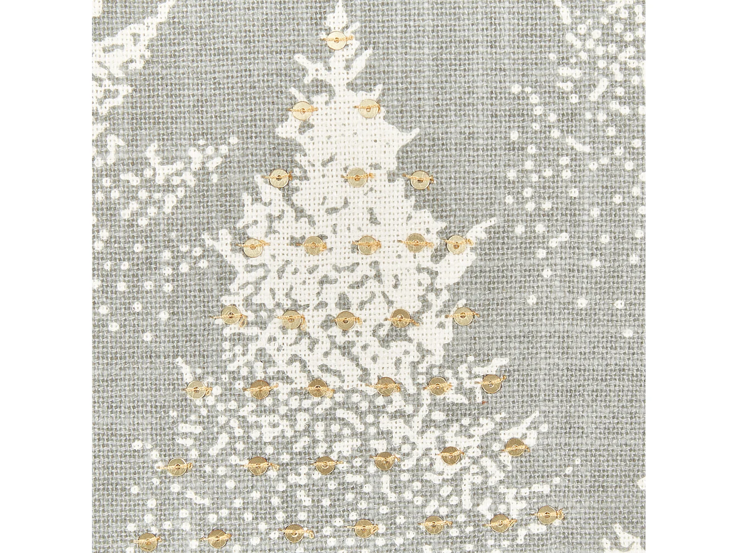 Set di 2 cuscini BILLBERGIA Cotone 45 x 45 cm Grigio Modello natalizio