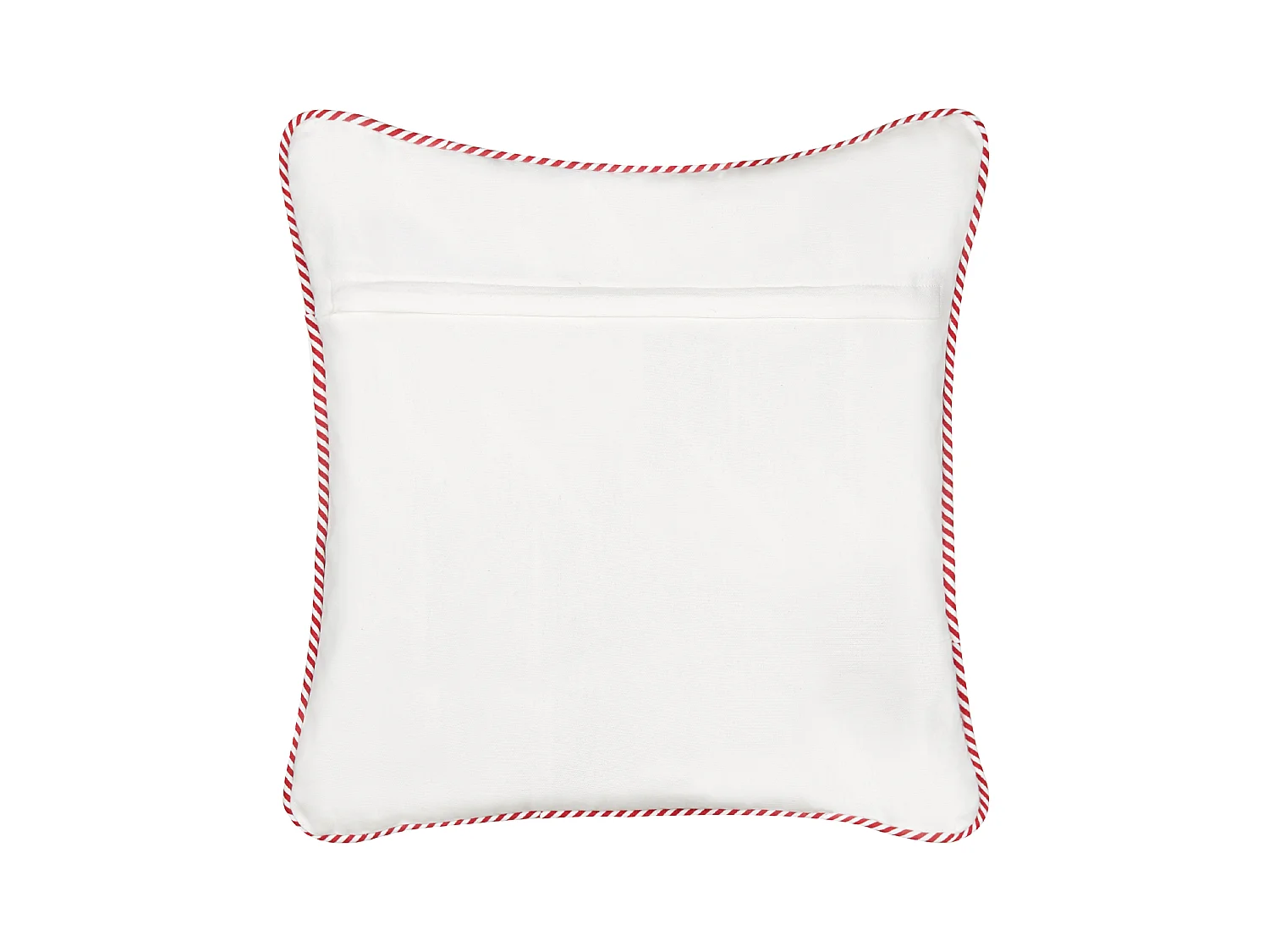 Lot de 2 coussins décoratifs STAPELIA Coton 45 x 45 cm Blanc Motif de Noël