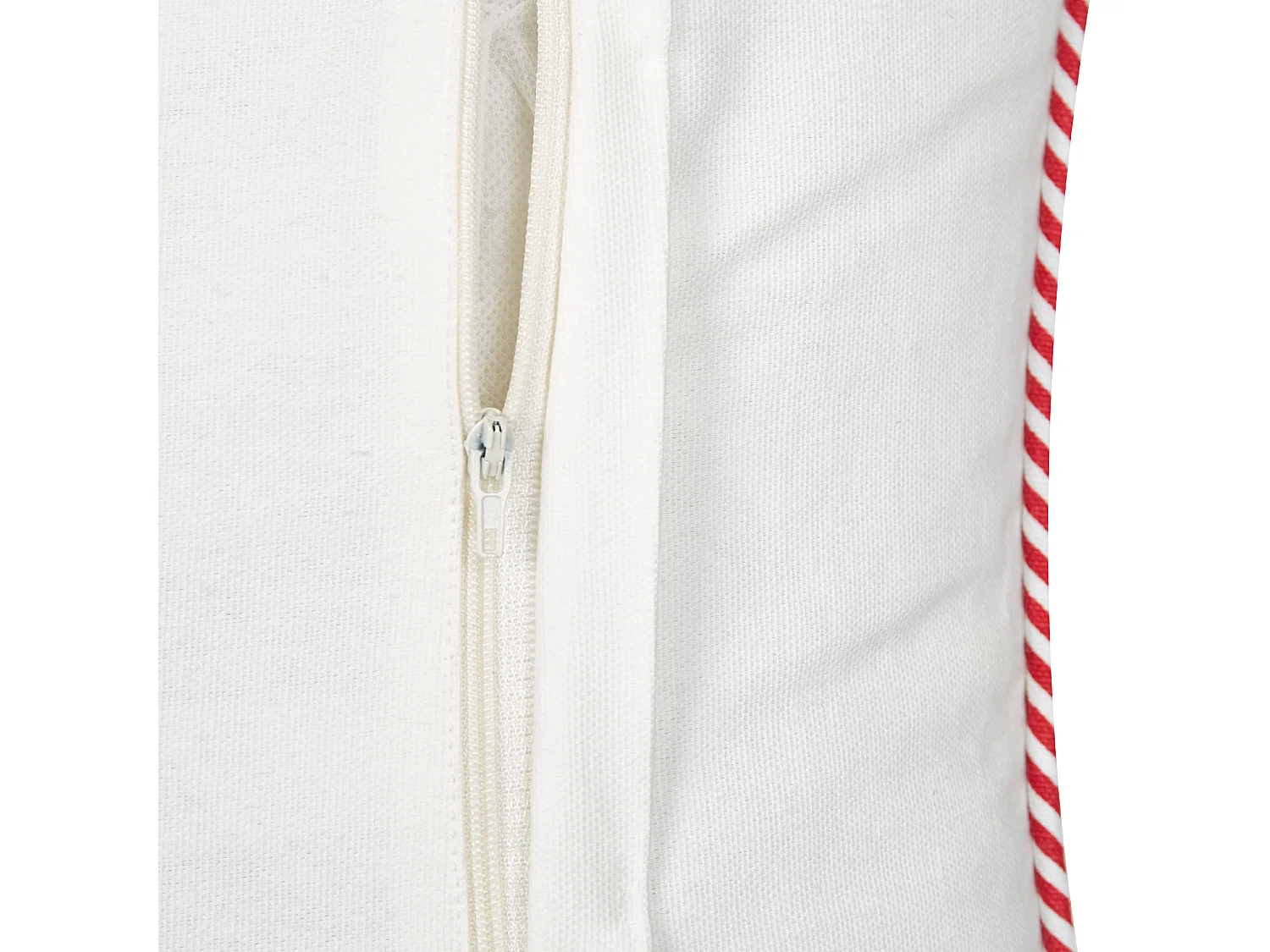 Set van 2 decoratieve kussens STAPELIA Katoen 45 x 45 cm Wit Kerst patroon