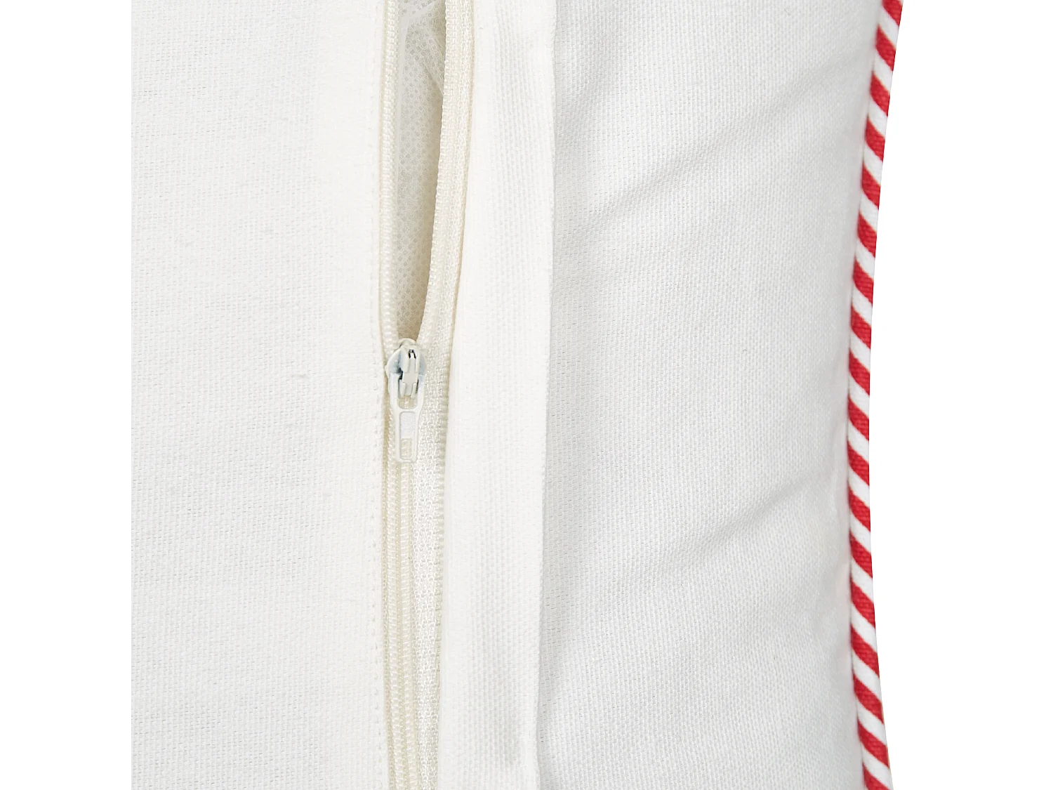 Set van 2 decoratieve kussens STAPELIA Katoen 45 x 45 cm Wit Kerst patroon