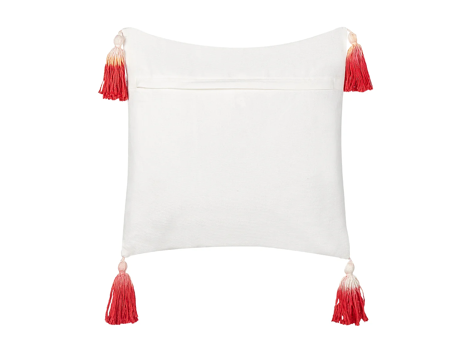 Lot de 2 coussins décoratifs VALLOTA Coton 45 x 45 cm Blanc Motif de Noël
