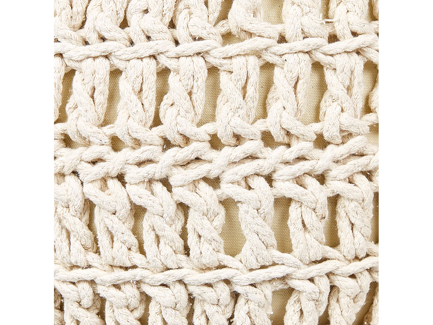 Pouf ARPATU Coton Beige clair