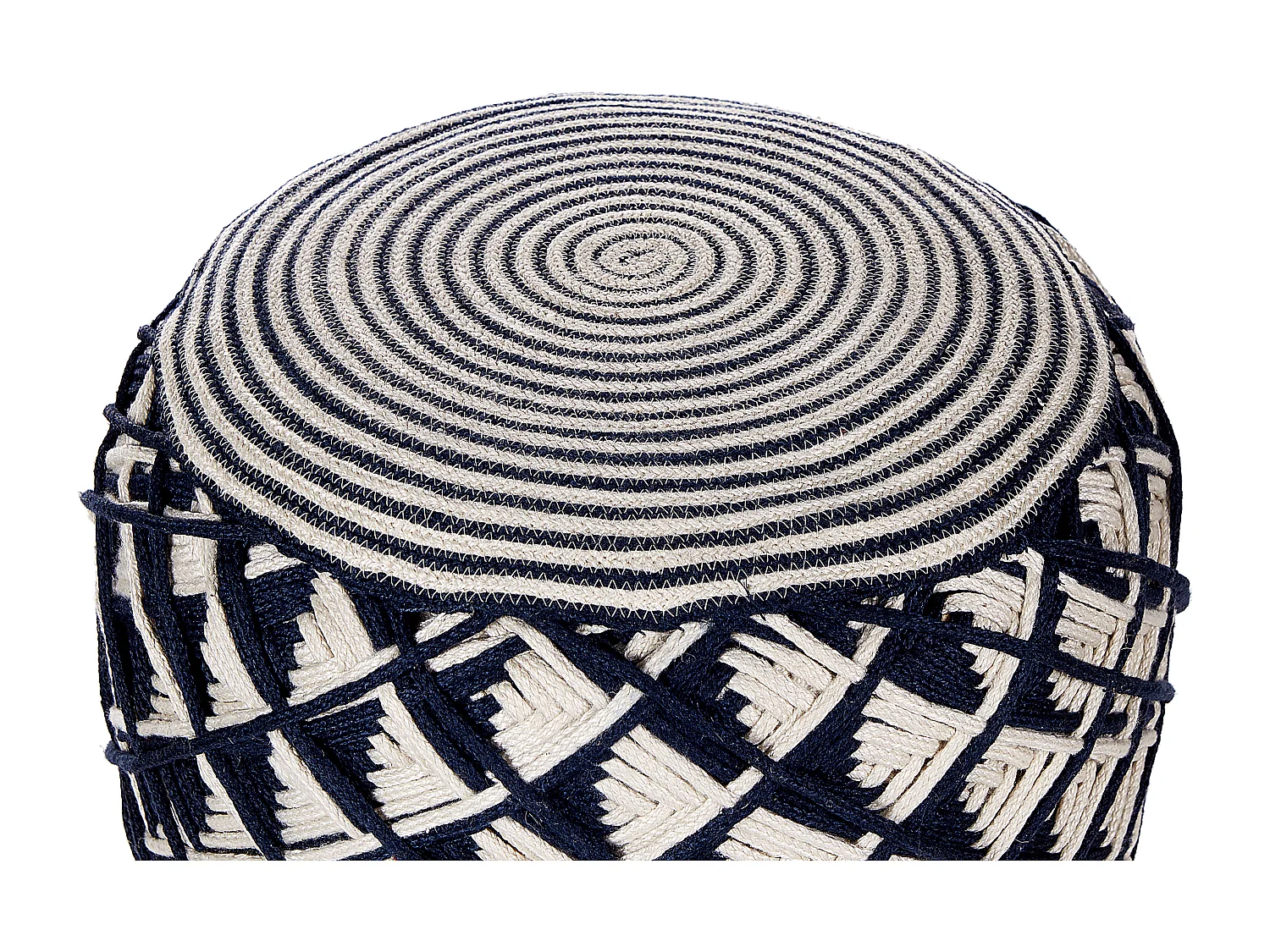 Poef KAWAN Marineblauw 50 cm 50 cm 35 cm