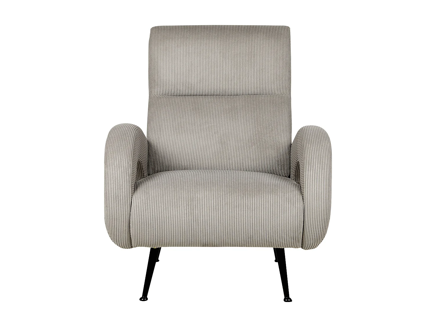 Fauteuil SVALOV Velours côtelé Gris