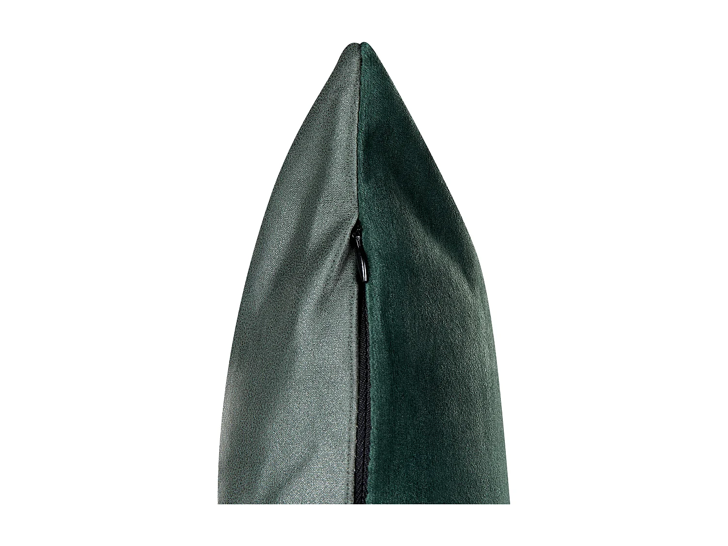 Lot de 2 coussins décoratifs BICOCCA Velours 45 x 45 cm Vert foncé Motif de Noël