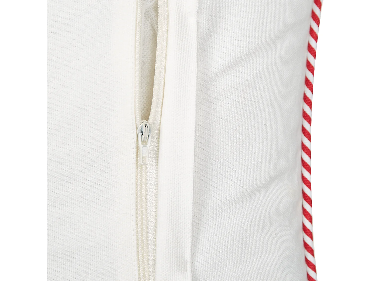 Poduszka dekoracyjna ECHEVERIA Welur 45 x 45 cm Biały Wzór świąteczny