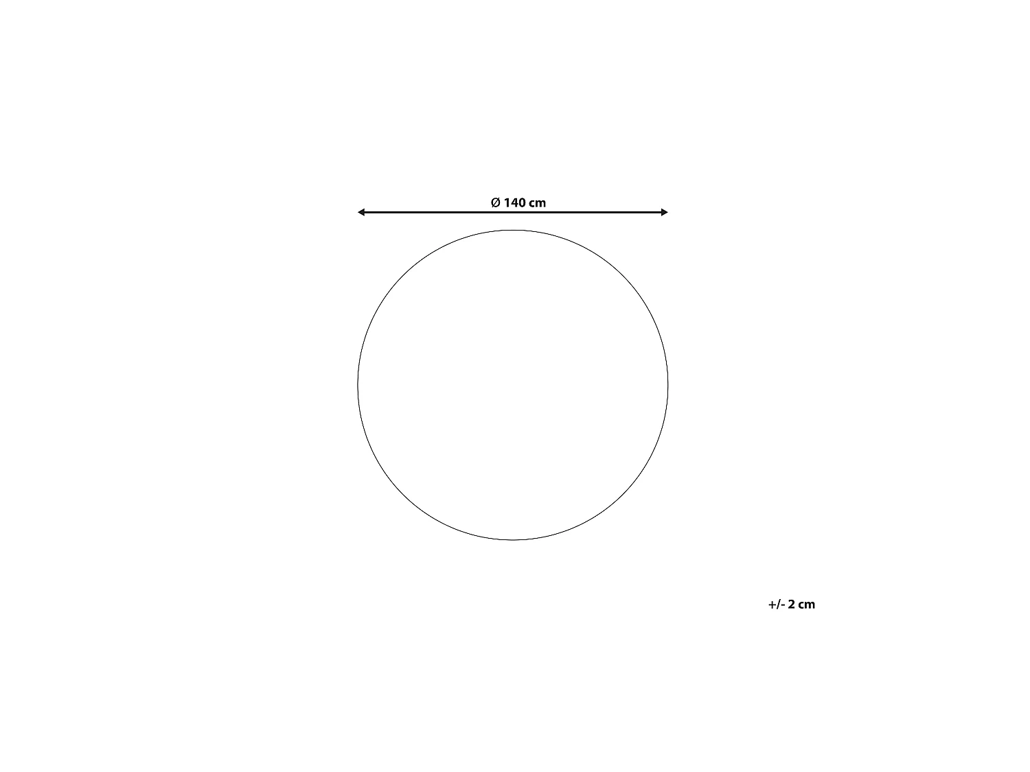 Tapis enfant DURG Beige ø 140 cm Coton