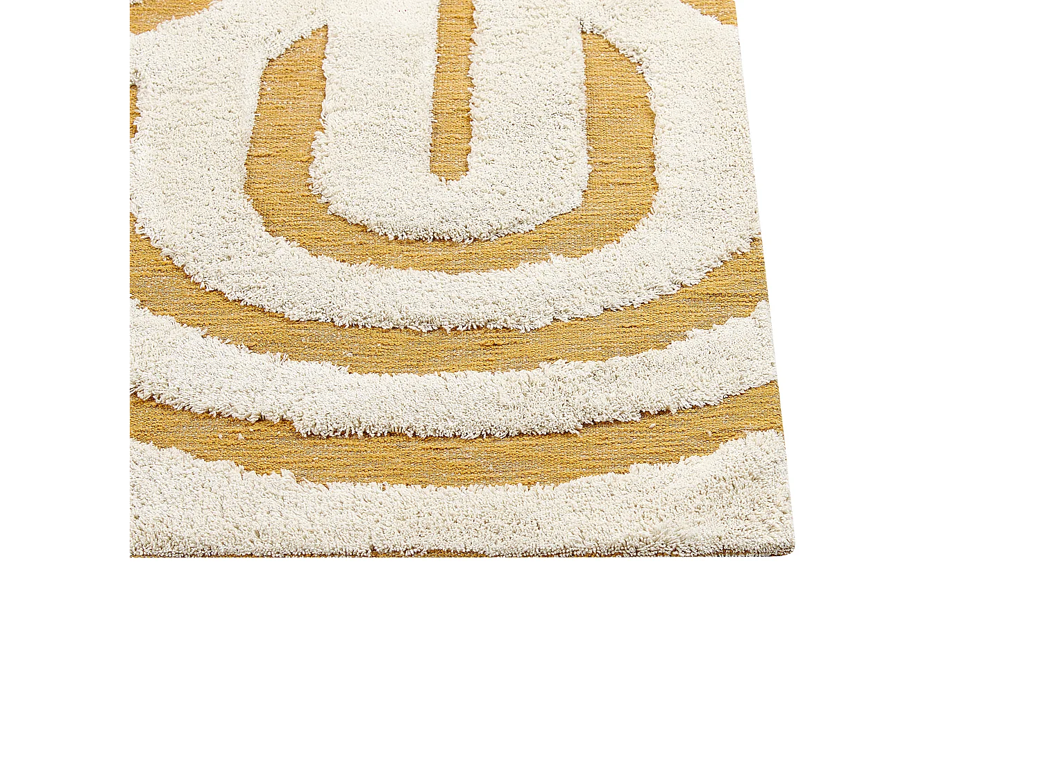 Tapis PERAI Jaune 160 x 230 cm Coton