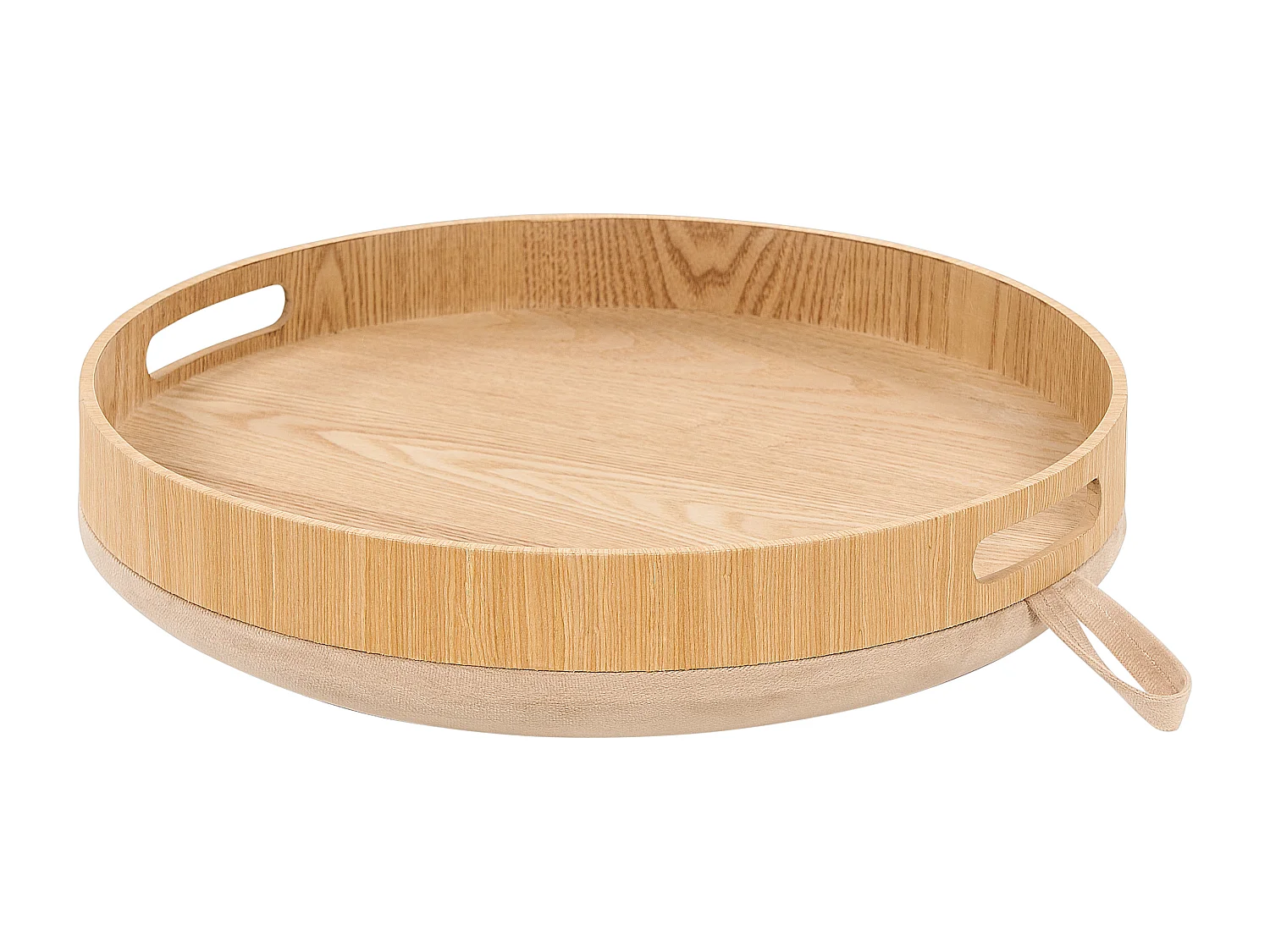 Tabouret de rangement NEELY Velours Beige