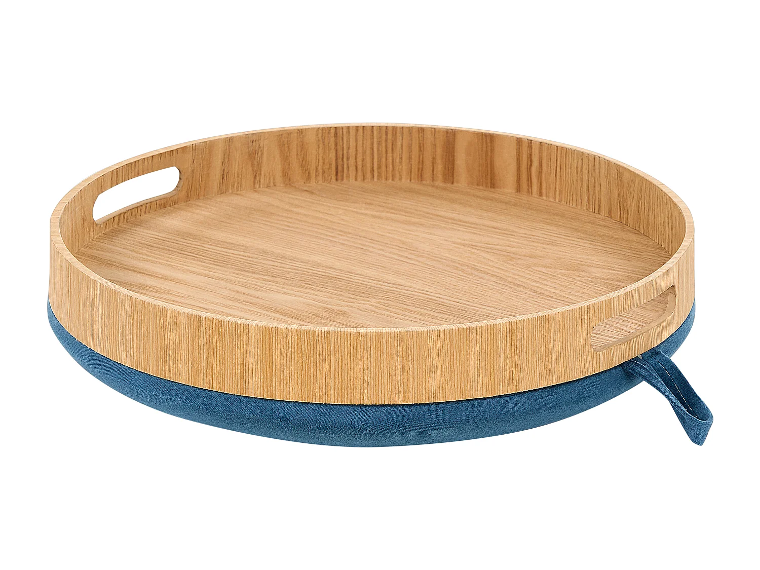 Tabouret de rangement NEELY Velours Bleu marine