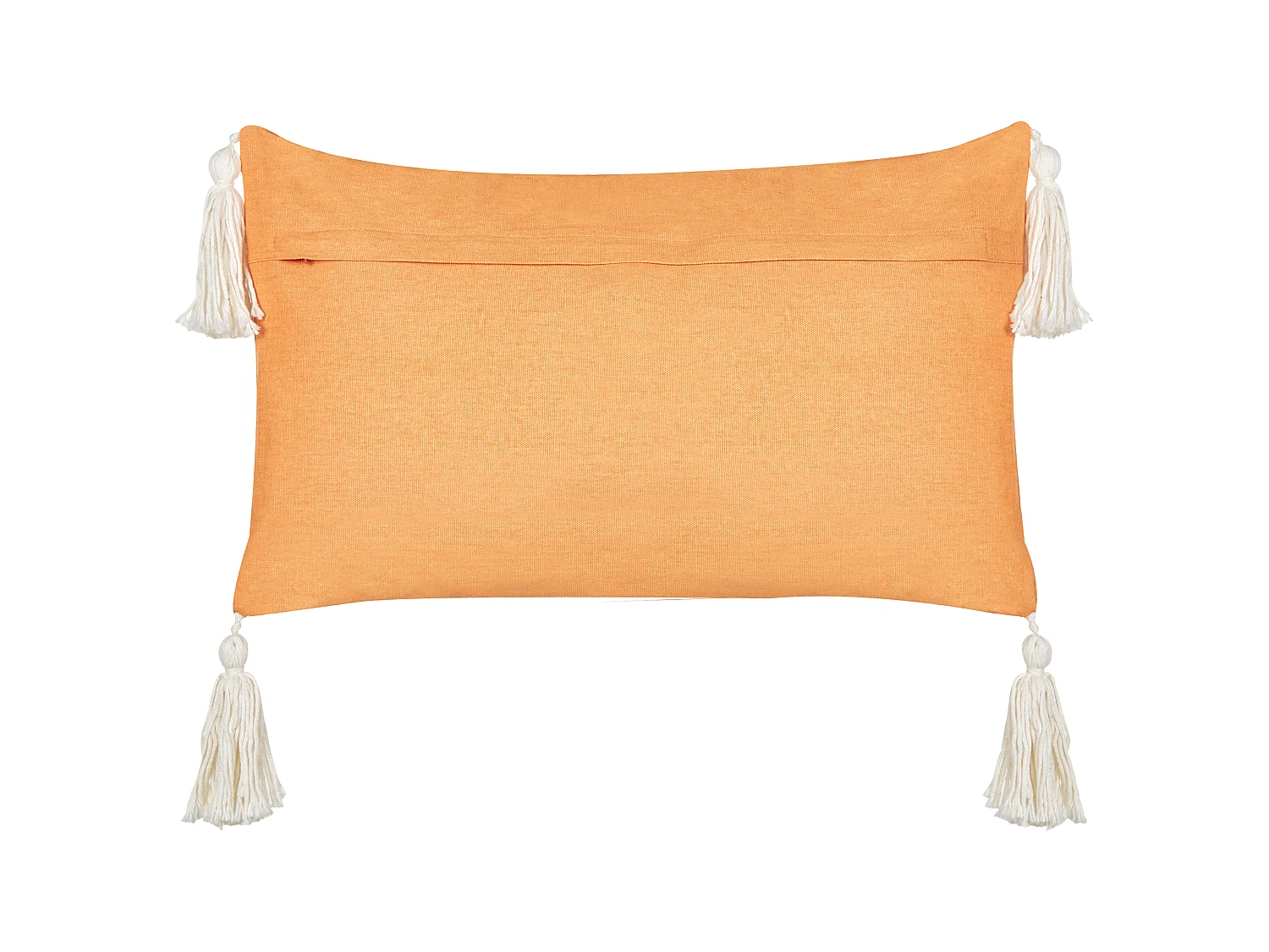 Set med 2 prydnadskuddar LITHOPS 30 x 50 cm Sammet Orange Julmotiv