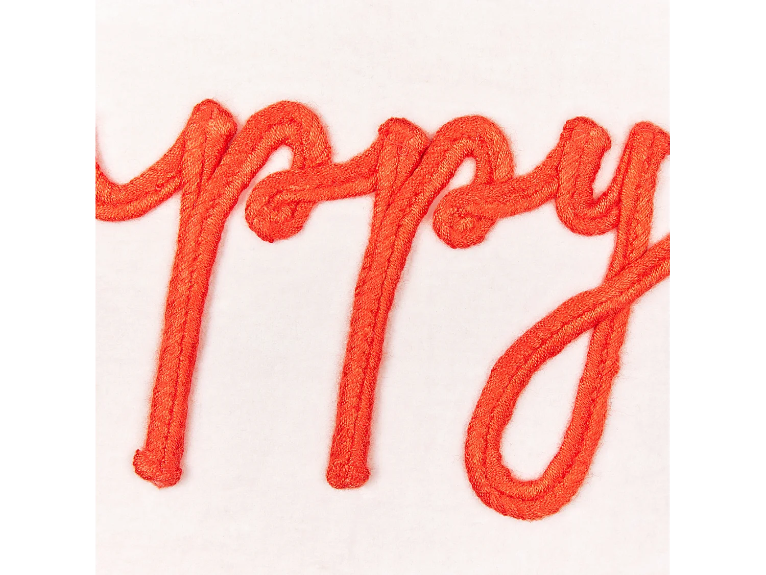 Zestaw 2 poduszek dekoracyjnych EXACUM Welur 45 x 45 cm Biały Wzór świąteczny