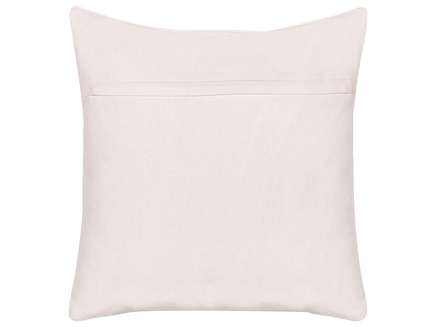 Set van 2 decoratieve kussens EXACUM Fluweel 45 x 45 cm Wit Kerst patroon