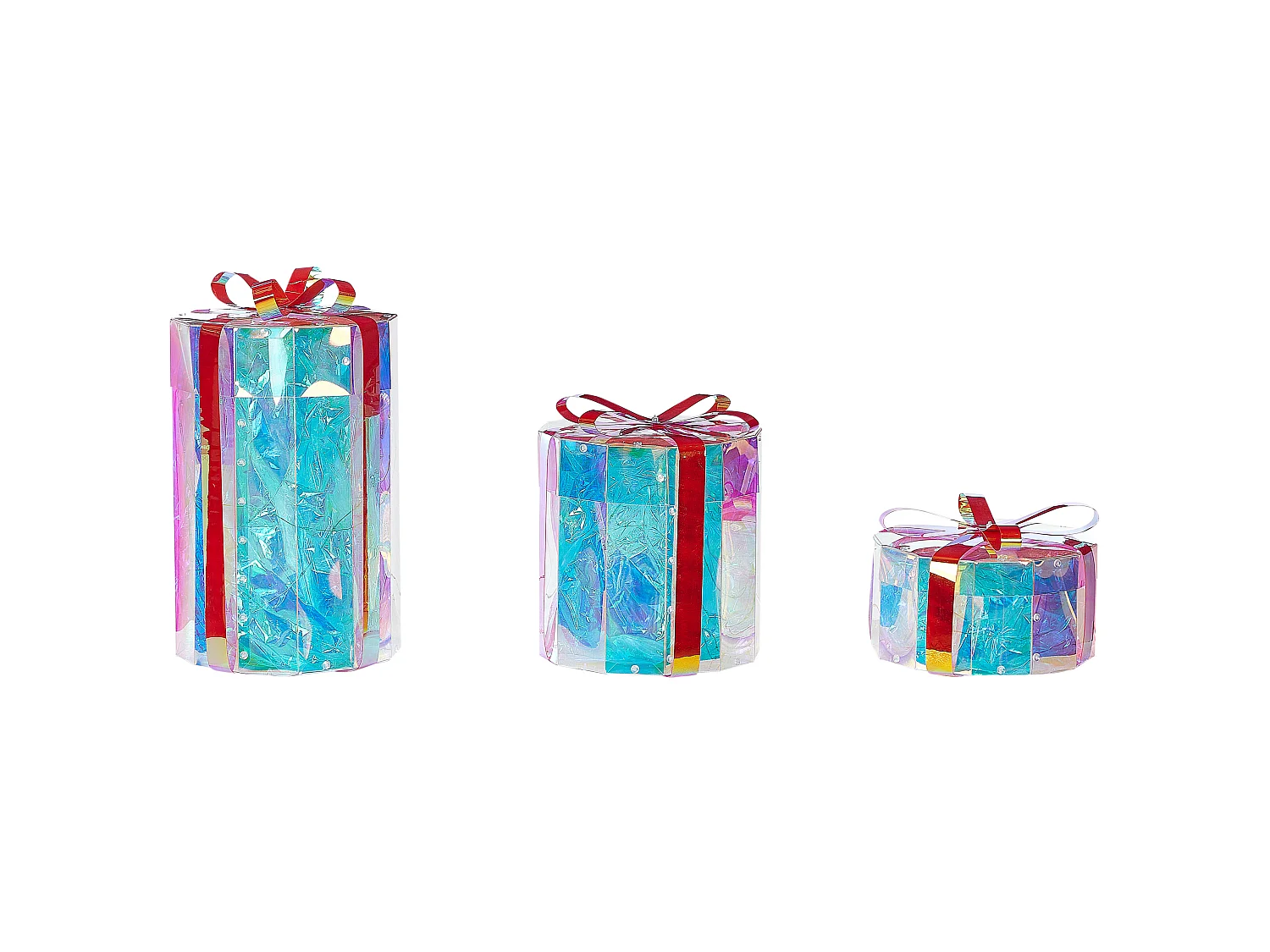 Outdoor Decoration LED GRIMSEY Christmas Gifts 30/20/10 cm Multicolour