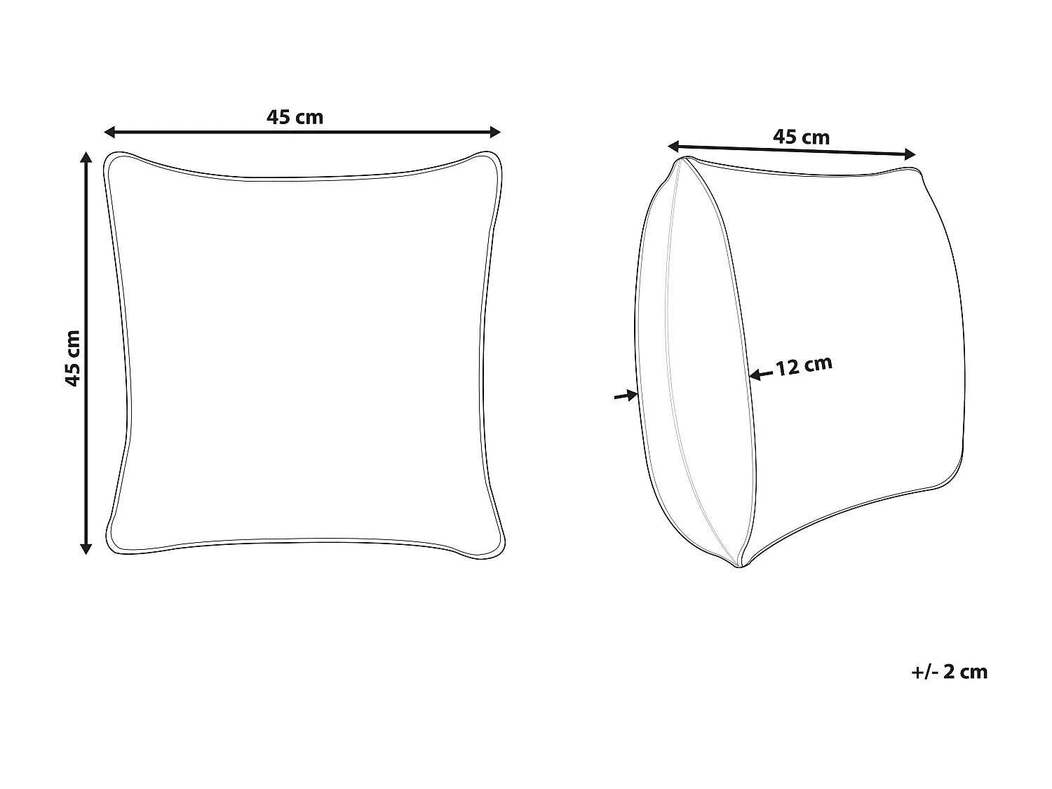 Sierkussen EXACUM Fluweel 45 x 45 cm Wit Kerst patroon