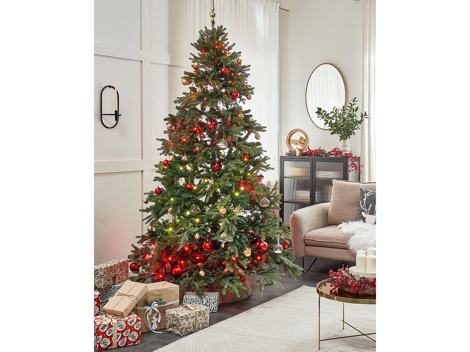 Sapin de Noël artificiel HUXLEY 240 cm Vert