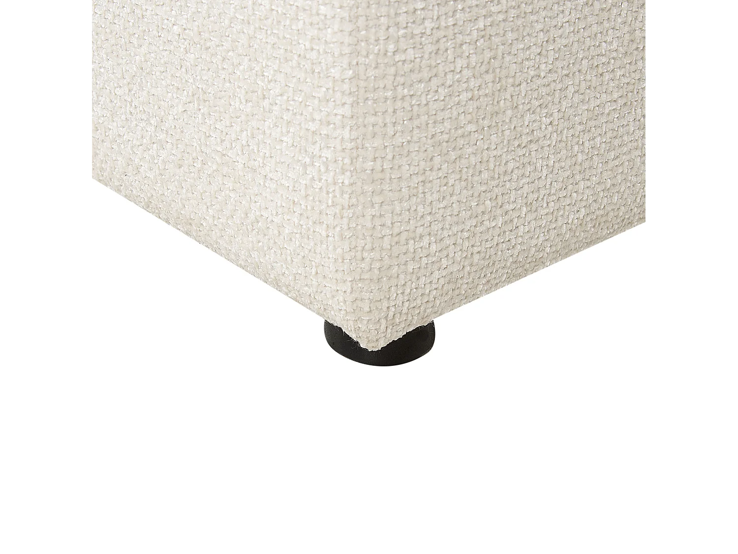 Canapé GLORVIKA Tissu Blanc cassé 3 places