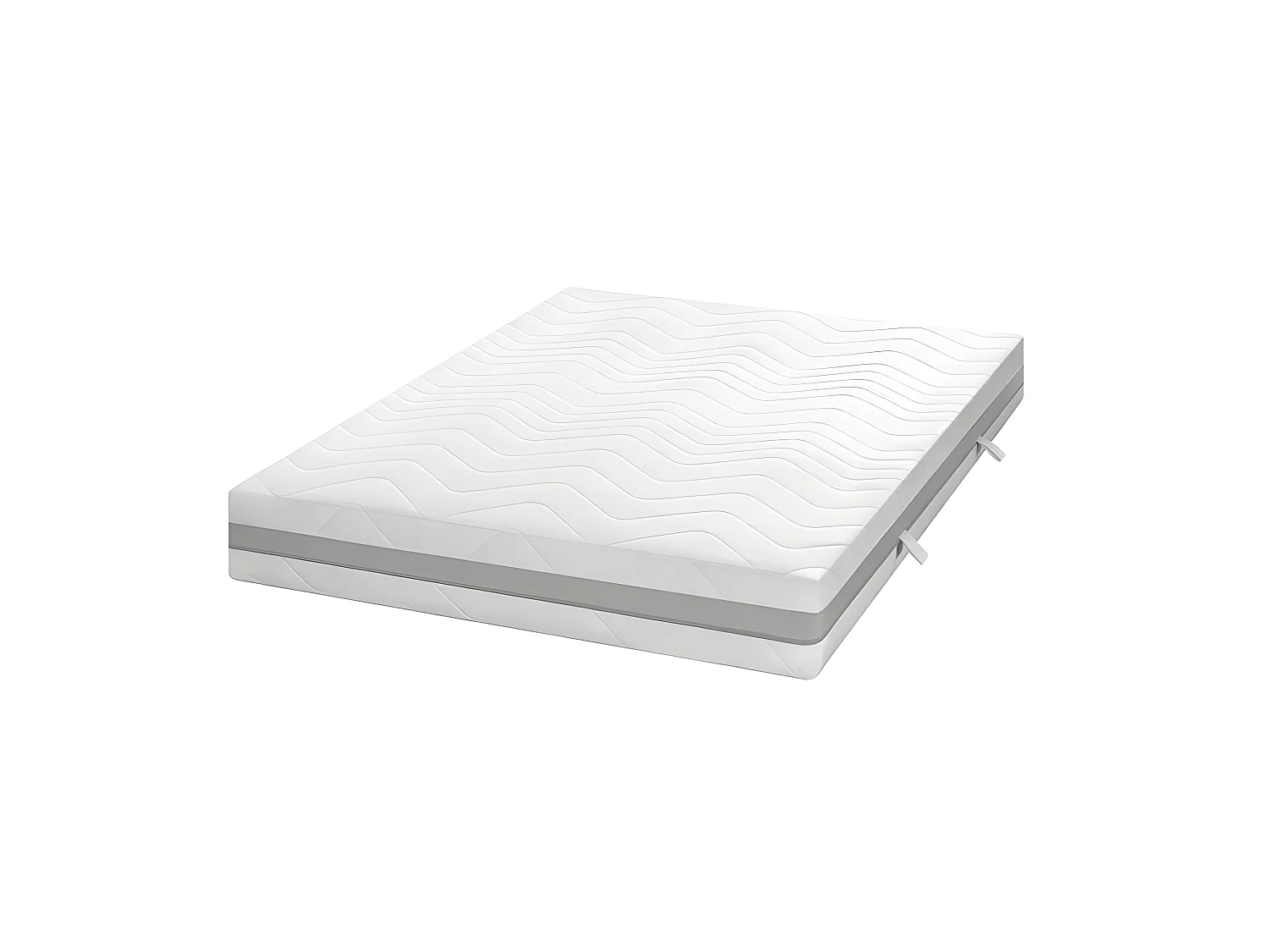 Matelas 120 x 200 avec âme à ressorts ensachés en H3 et H4