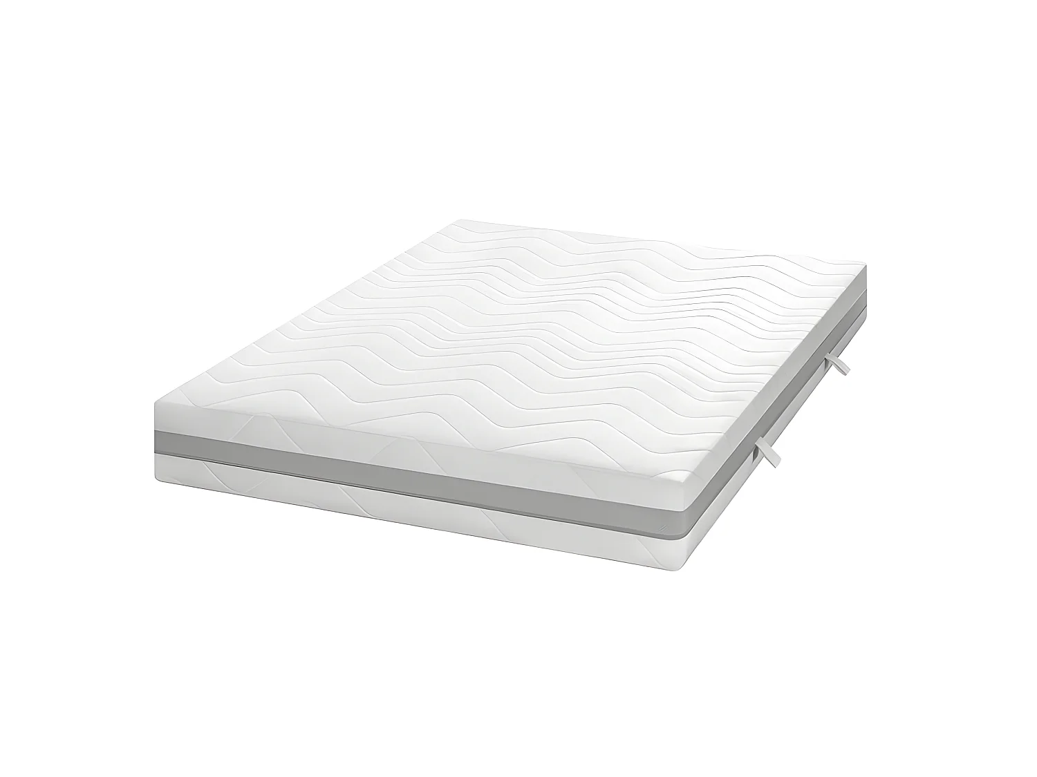 Matelas 180 x 200 avec noyau à ressorts ensachés en H3 et H4