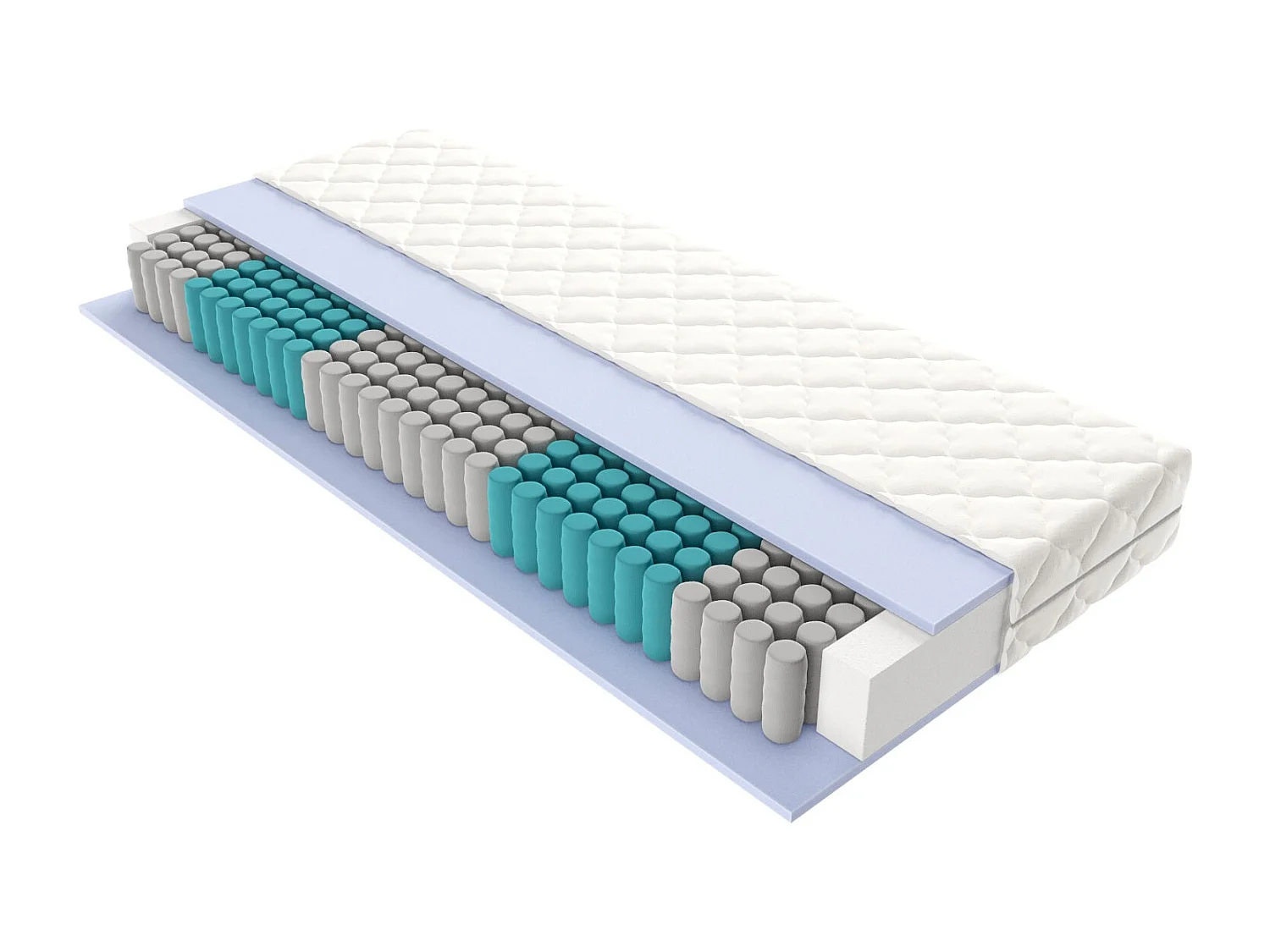 Matelas à ressorts 140 x 200 avec H3