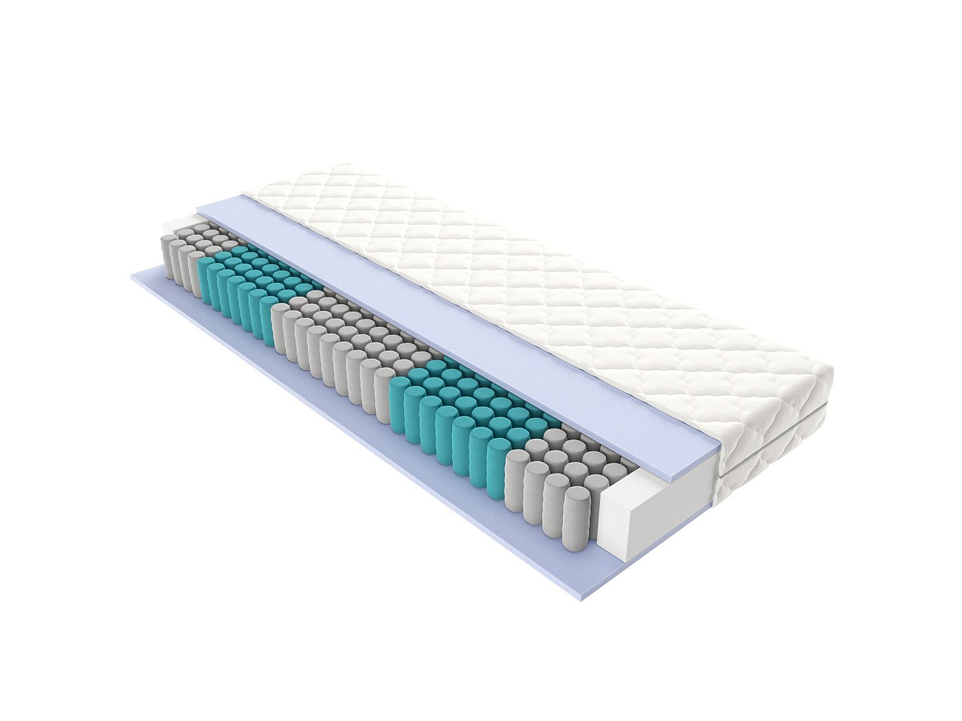 Matelas 140x190 cm Memoire de Forme Premium, Matelas 2 Places, Hybride Mousse & Ressorts