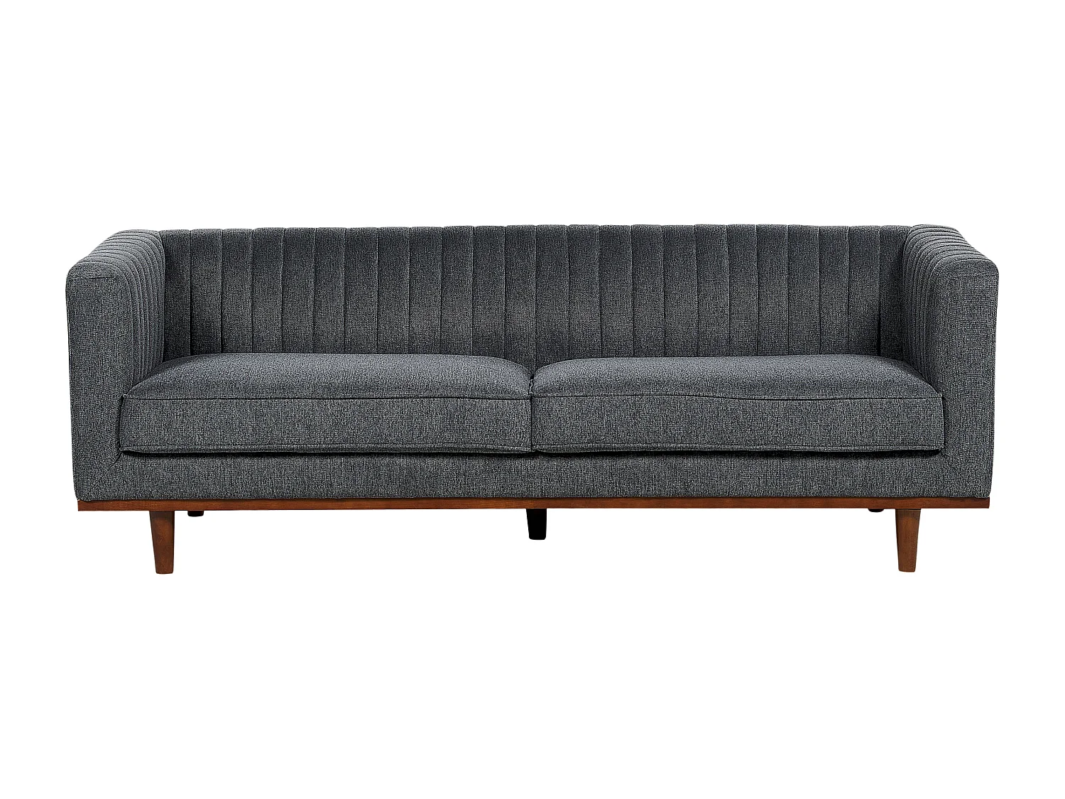 Bank SKAULE Stof Donkergrijs 3-zitter