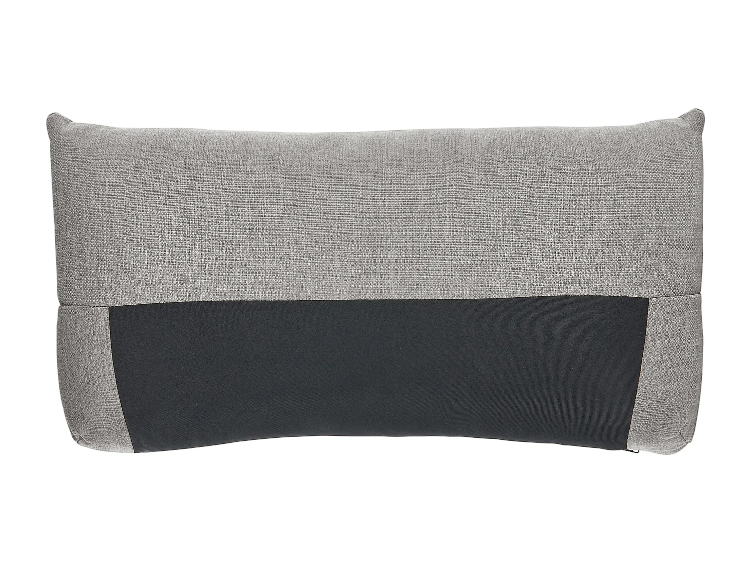 Bank LUVOS Stof Lichtgrijs 3-zitter