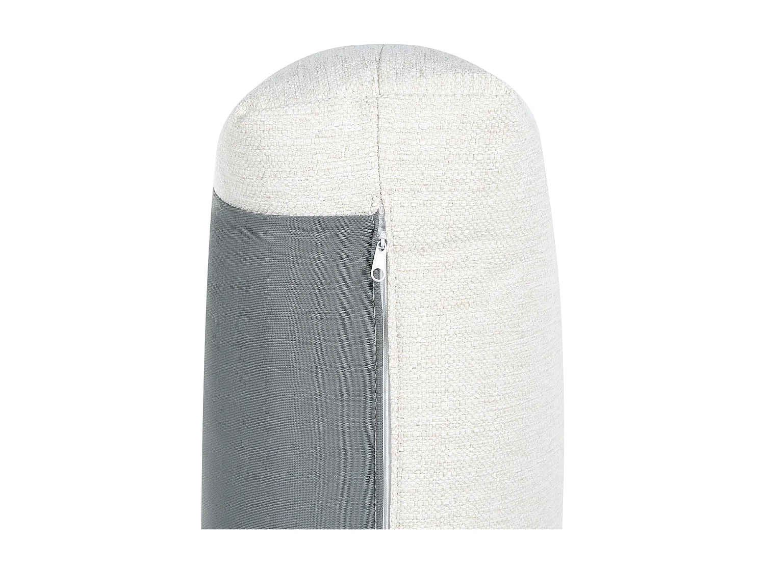 Bank LUVOS Stof Gebroken wit 3-zitter