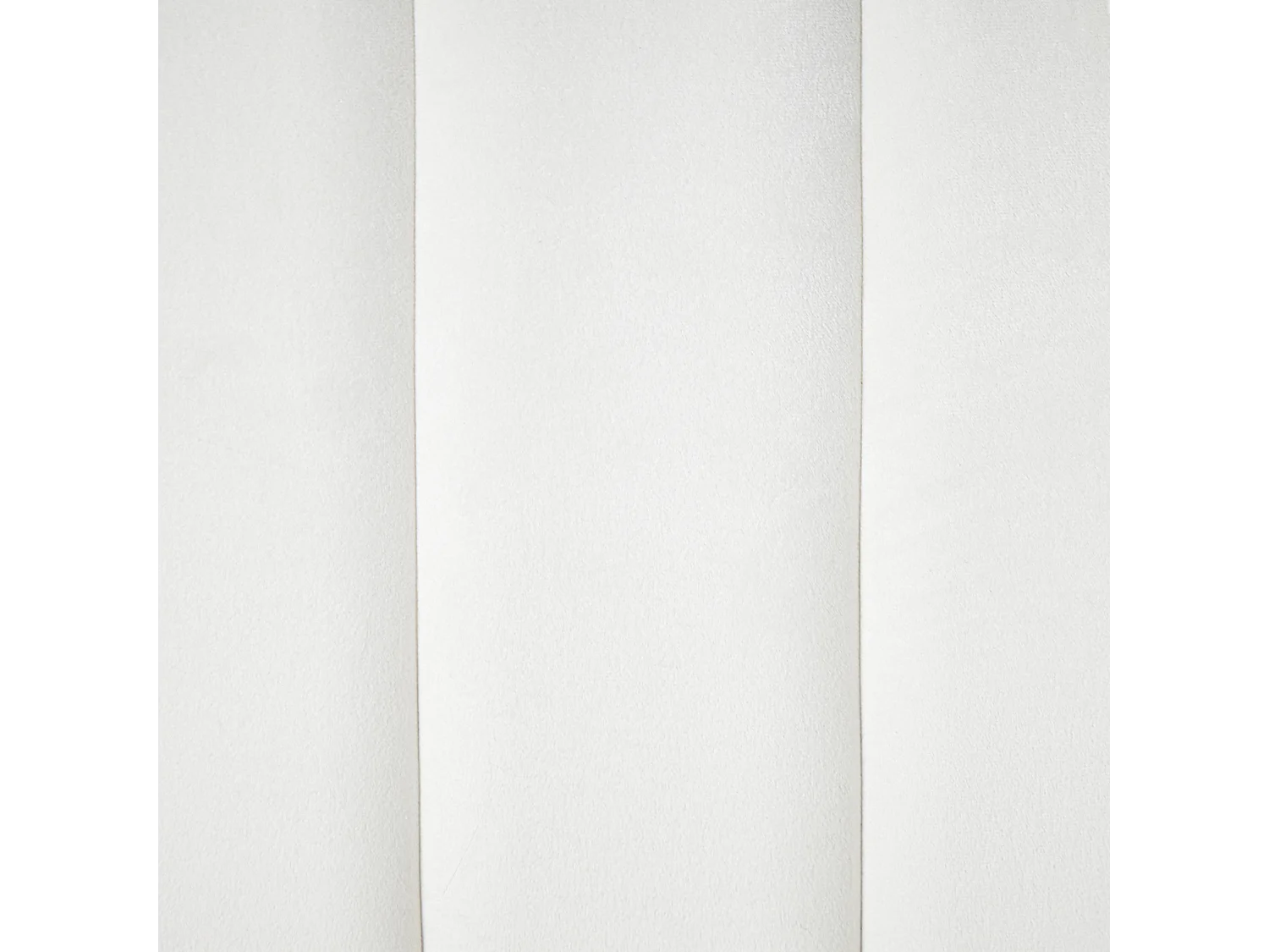 Sofá MALUNG Terciopelo Blanco crema 3 plazas