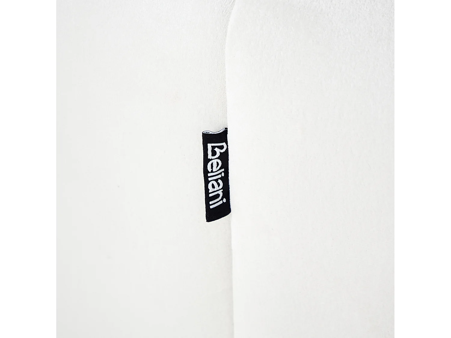 Fauteuil MALUNG Velours Blanc cassé