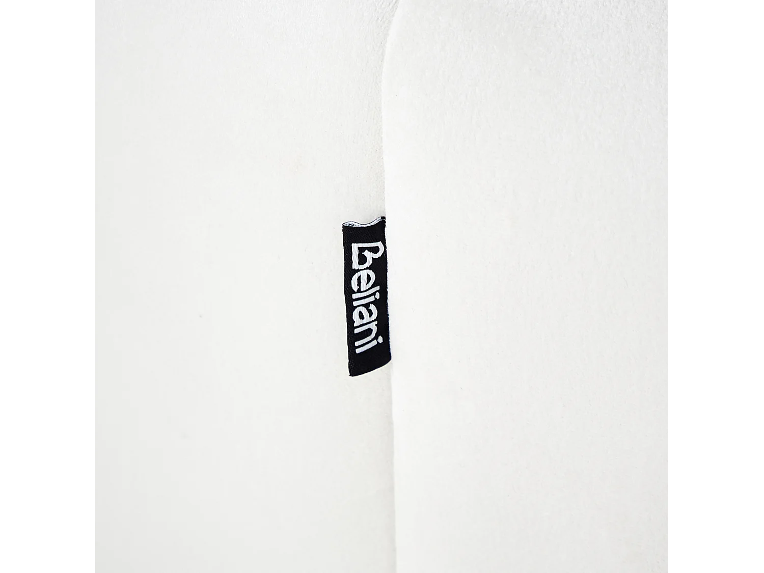 Fauteuil MALUNG Velours Blanc cassé